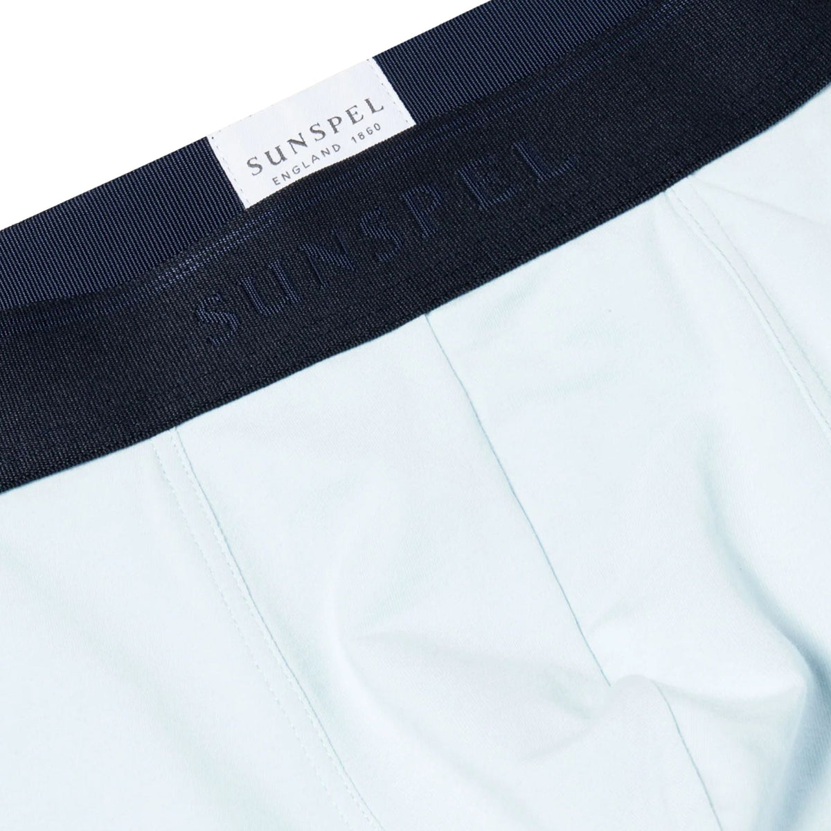 Sunspel Stretch Cotton Trunks - Light Blue