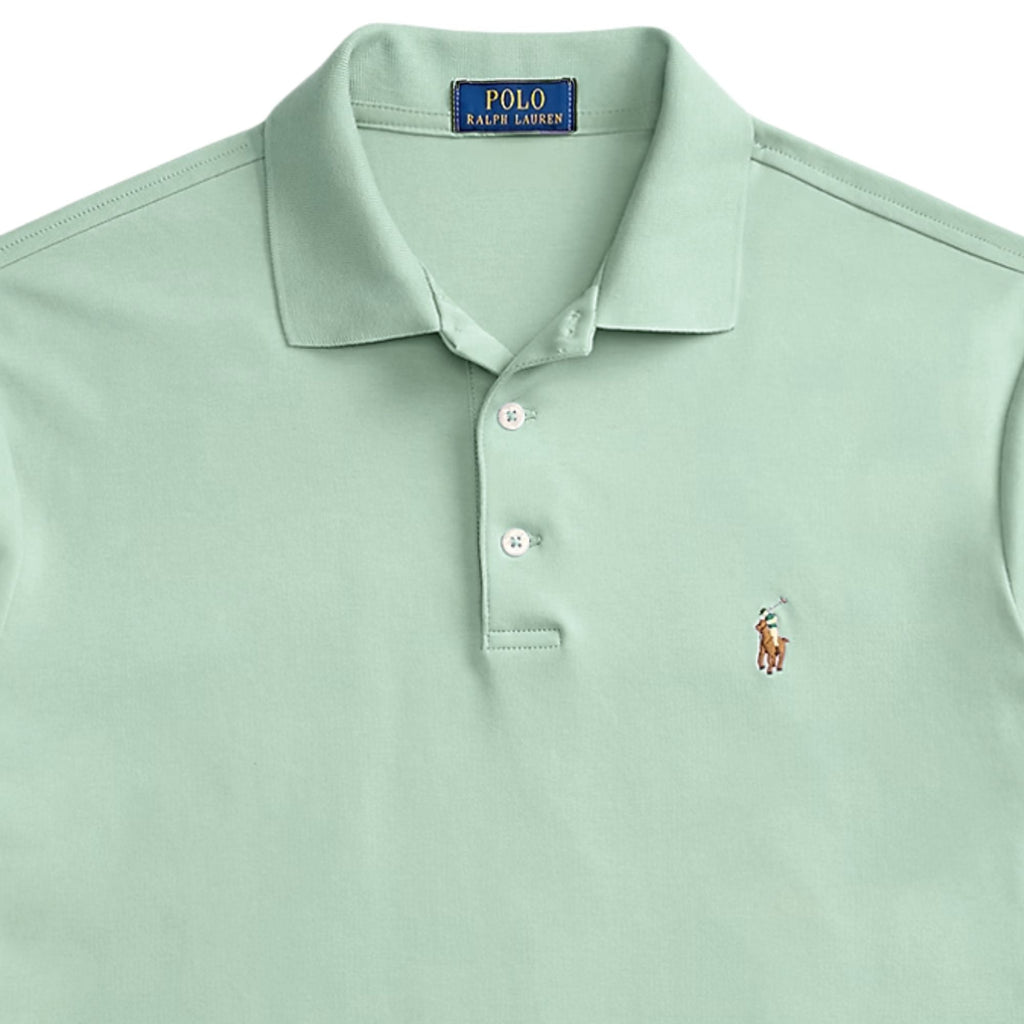 Polo Ralph Lauren Custom Slim Fit Soft Cotton Polo Shirt - Green