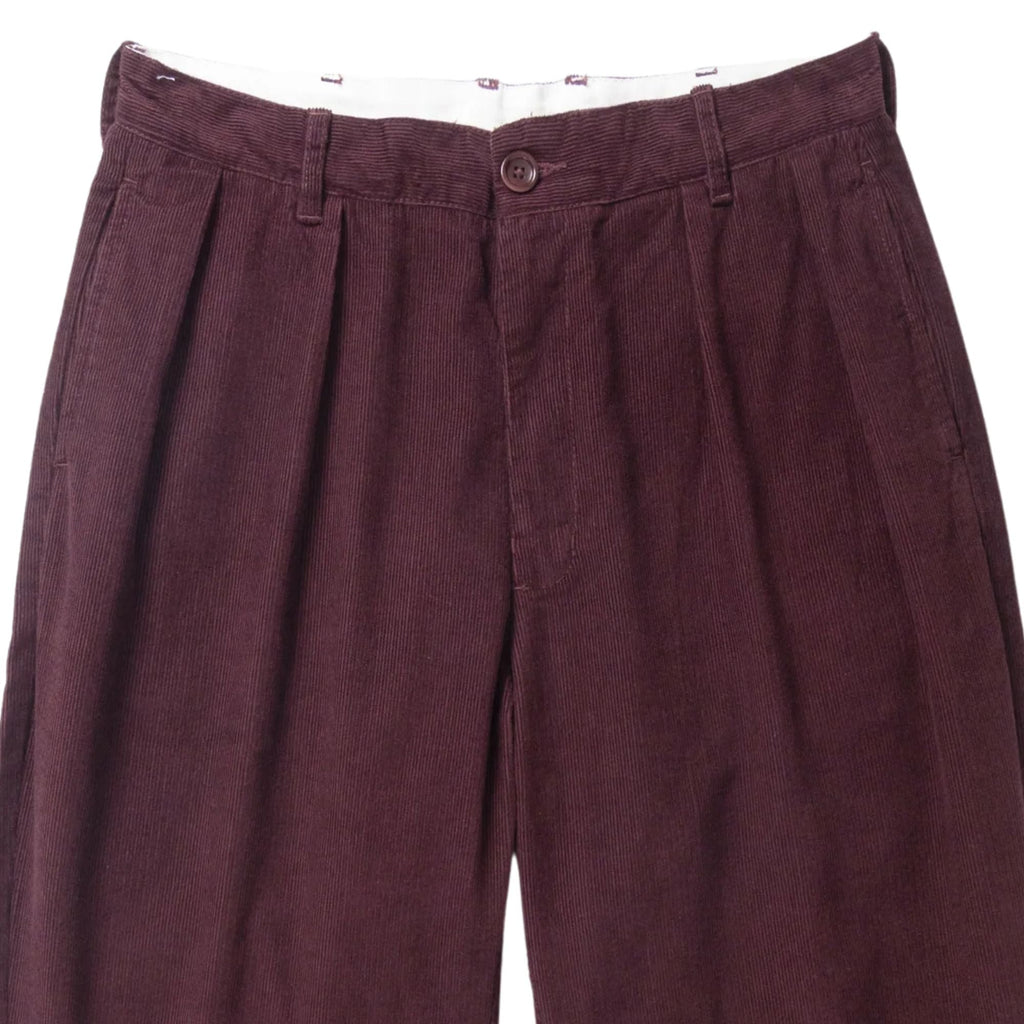 Service Works Fine Cord Part Timer Pant - Burgundy