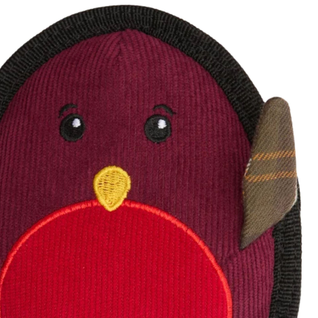 Barbour Robin Dog Toy - Brown/Red