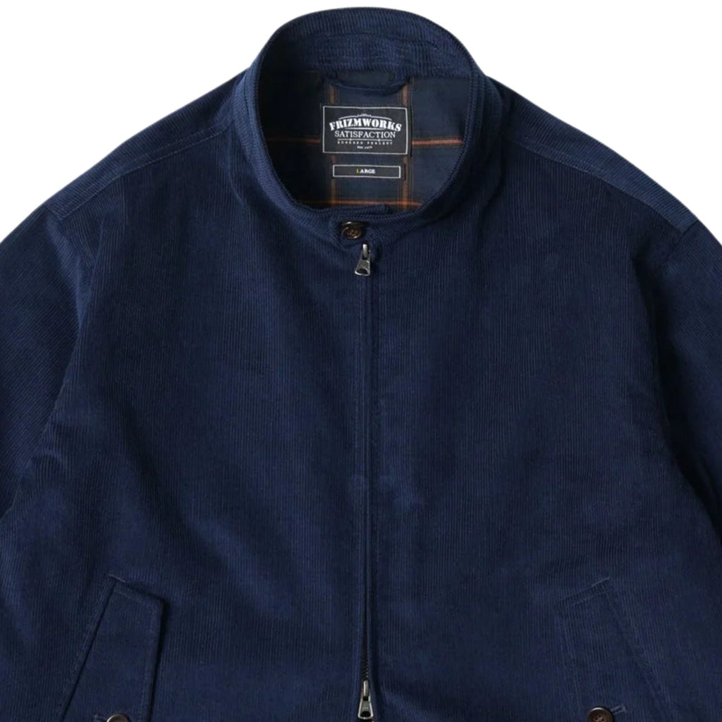 FrizmWORKS Corduroy Buddy Harrington Jacket - Navy