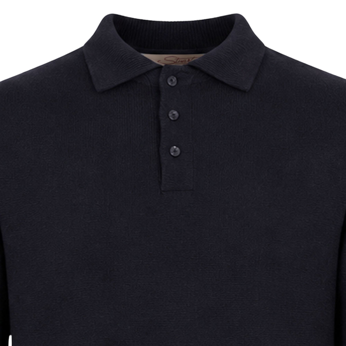 Stuarts London Mayfair Merino Polo - Navy