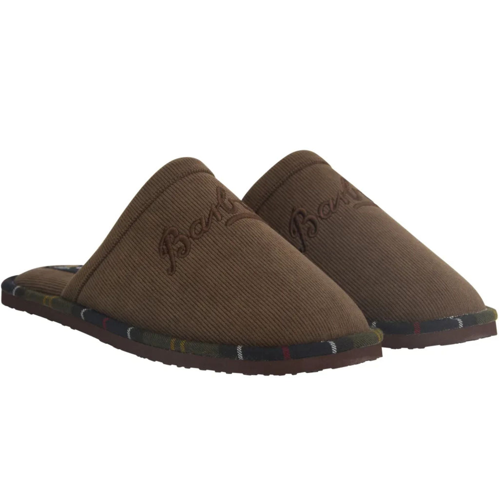 Barbour Everlee Slippers - Dark Brown
