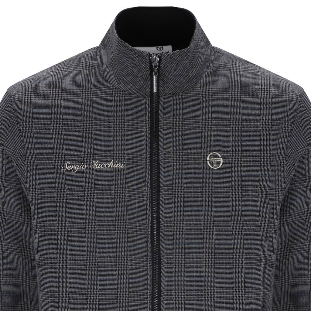 Sergio Tacchini Deluca Track Jacket - Charcoal Marl/Black
