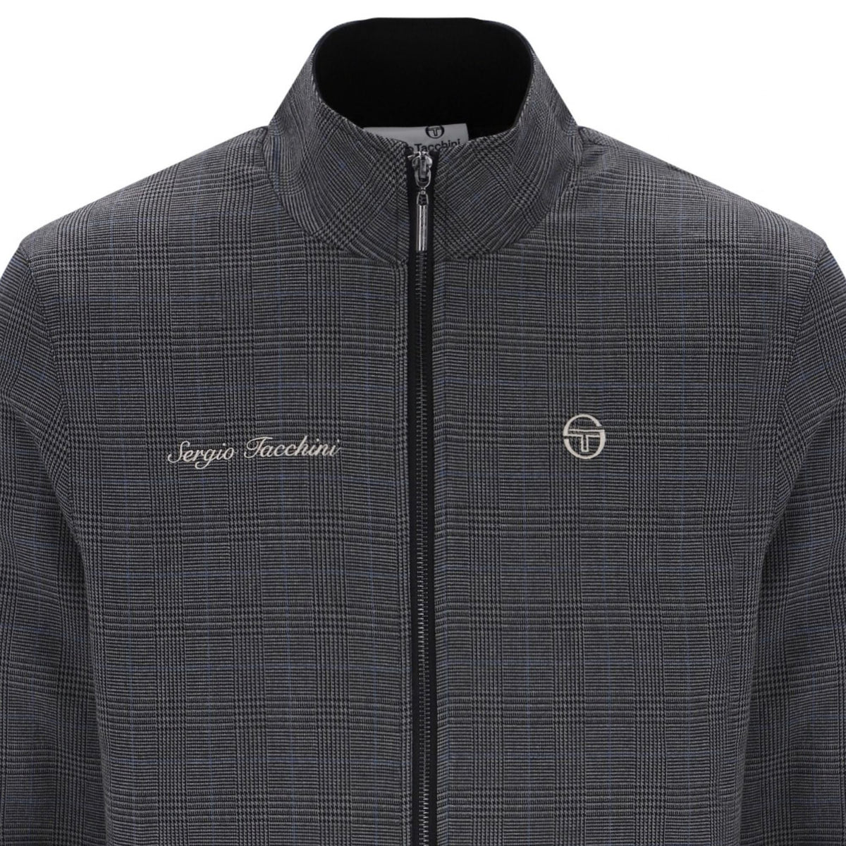 Sergio Tacchini Deluca Track Jacket - Charcoal Marl/Black