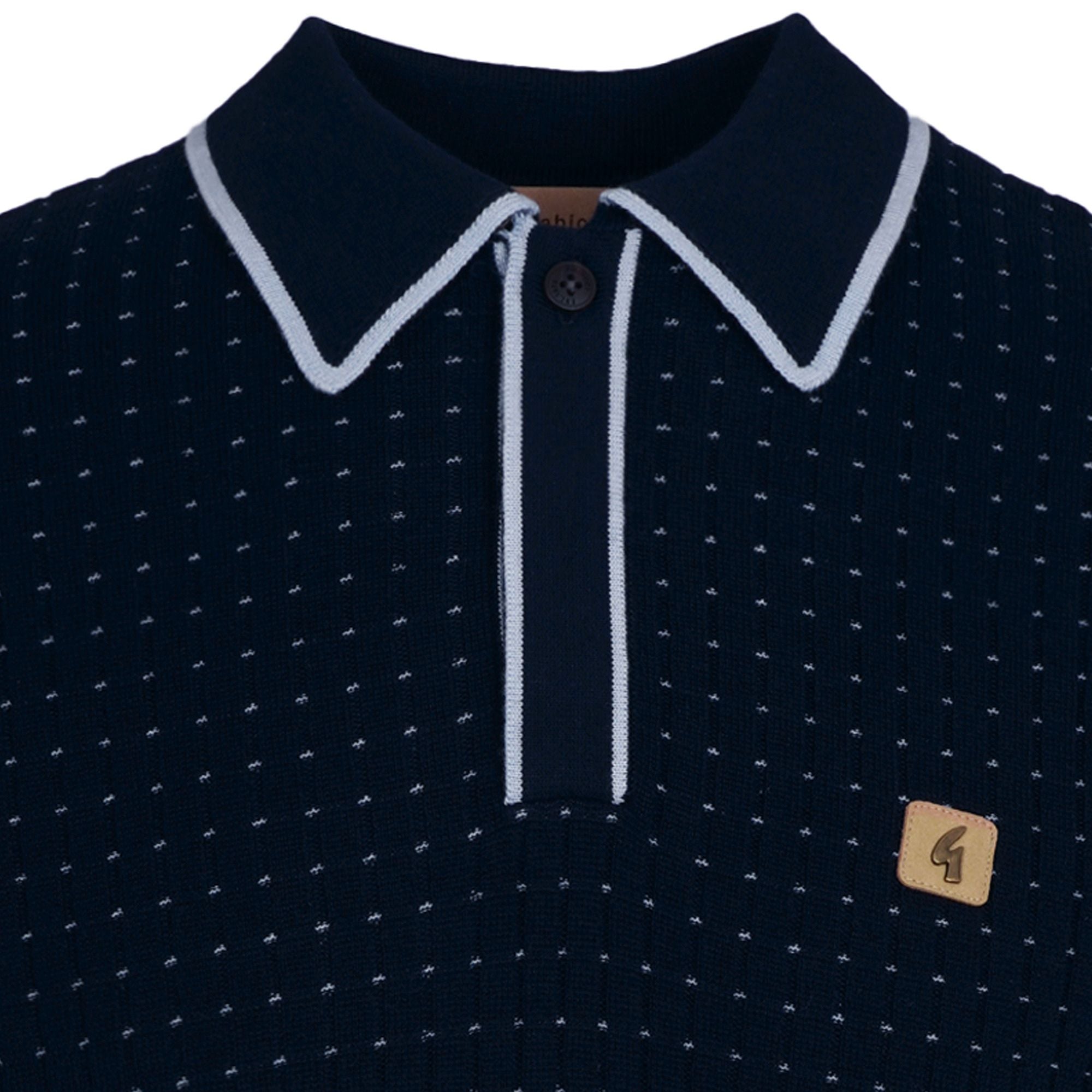 Osbourne Knit Polo - Navy