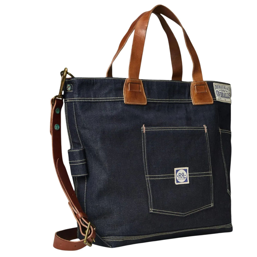 RRL by Ralph Lauren Leroy Denim Tote Bag - Indigo