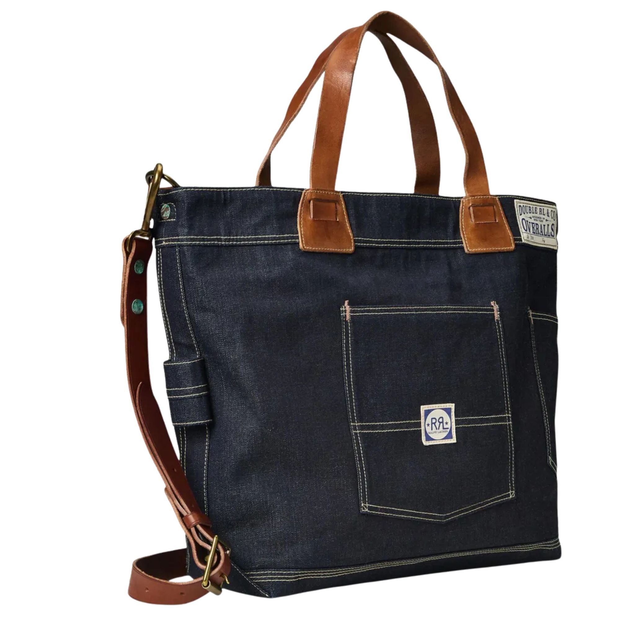 RRL by Ralph Lauren Leroy Denim Tote Bag - Indigo