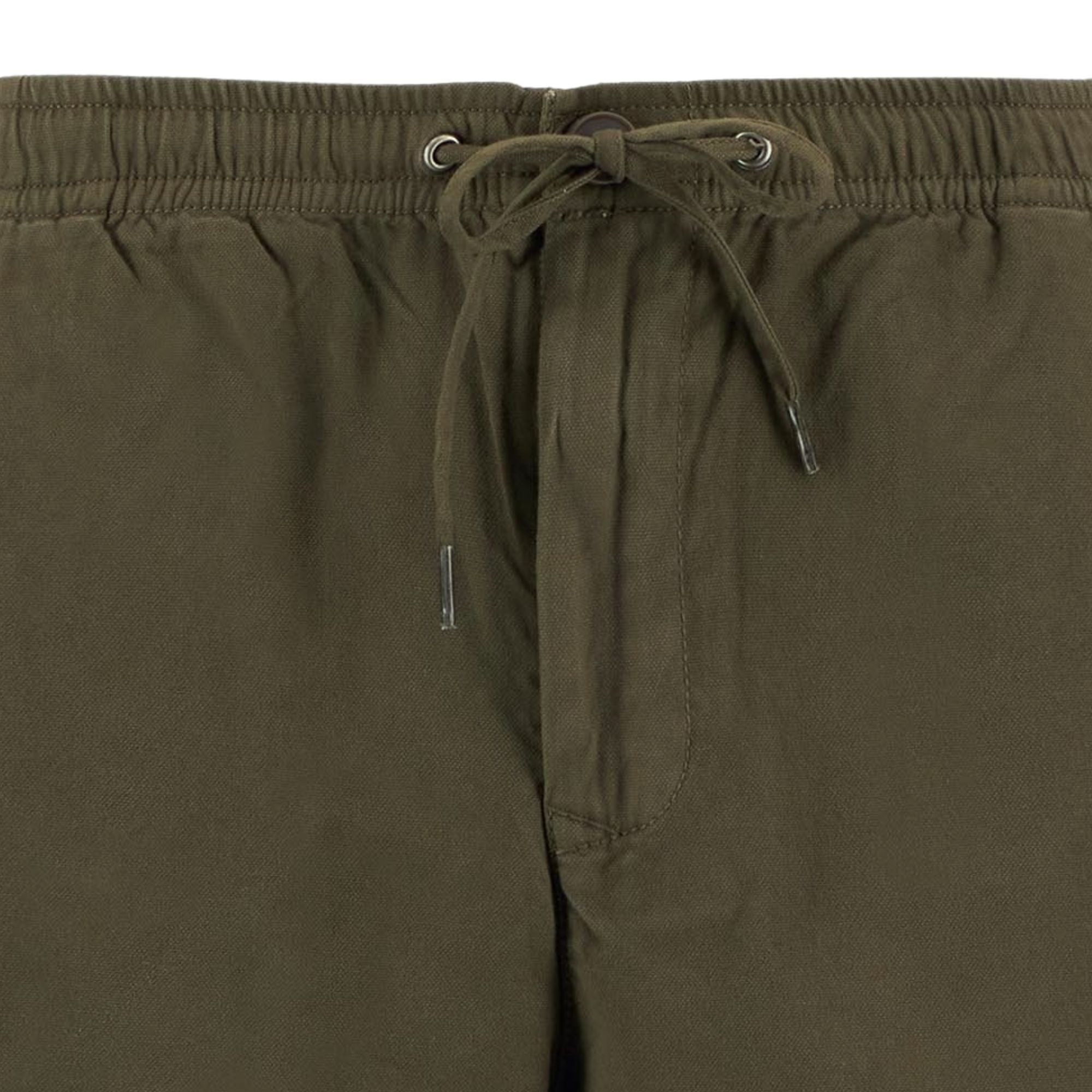 Washed Oxford Relaxed Shorts - Uniform Green