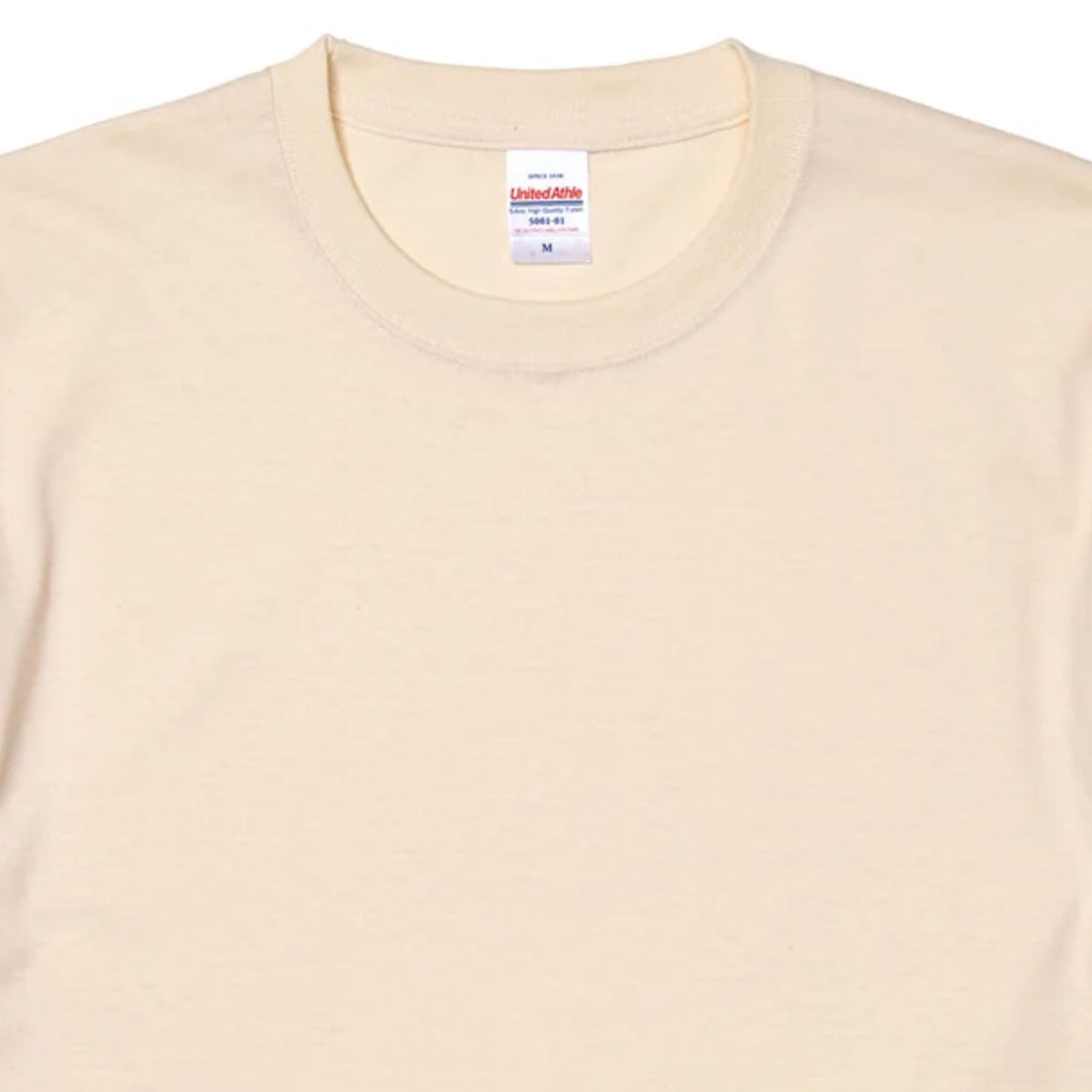 United Athle 5001 Classic Fit 5.6oz T-Shirt - Natural