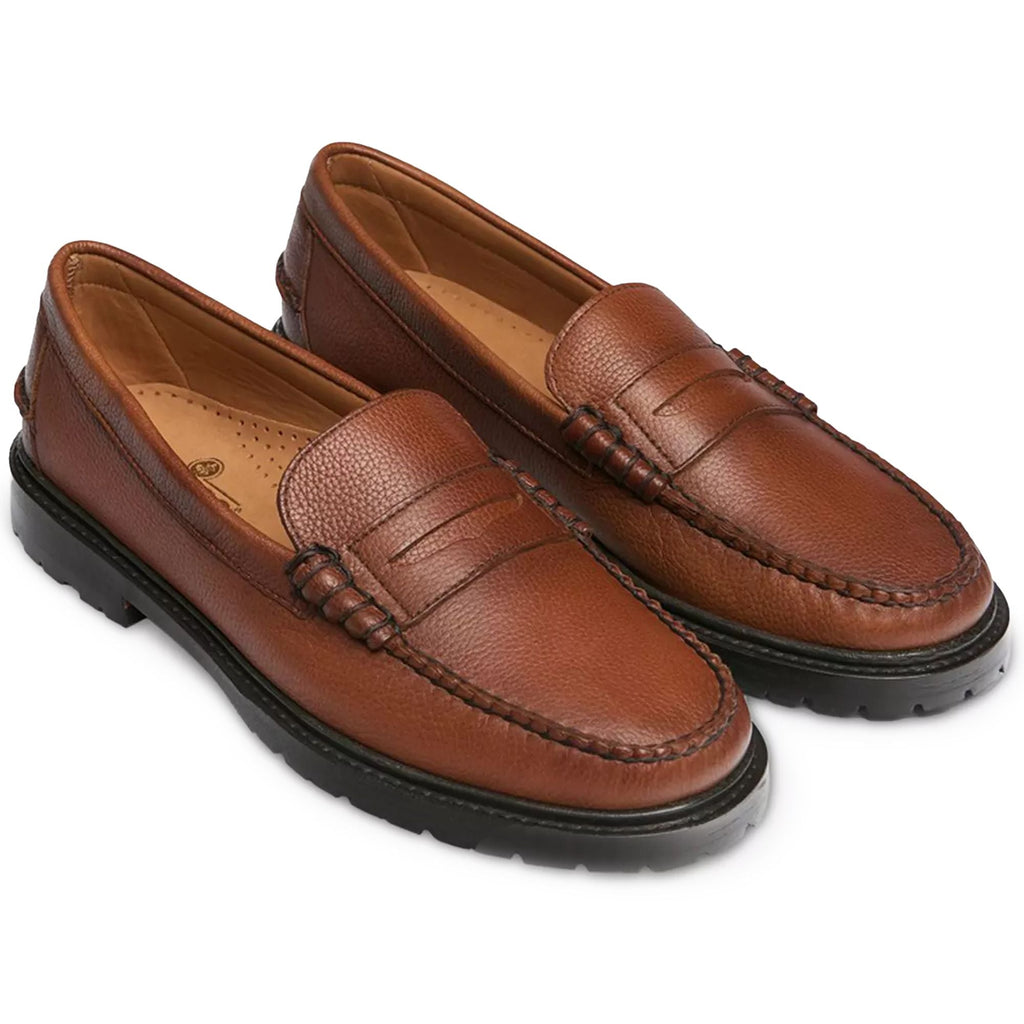 Sebago Dominic RRS Leather Loafers - Brown