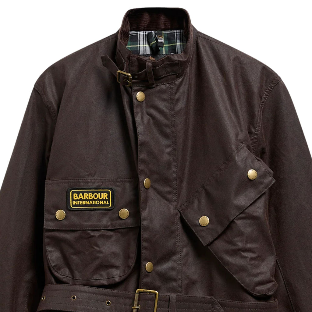 Barbour International Original Wax Jacket - Black Oak