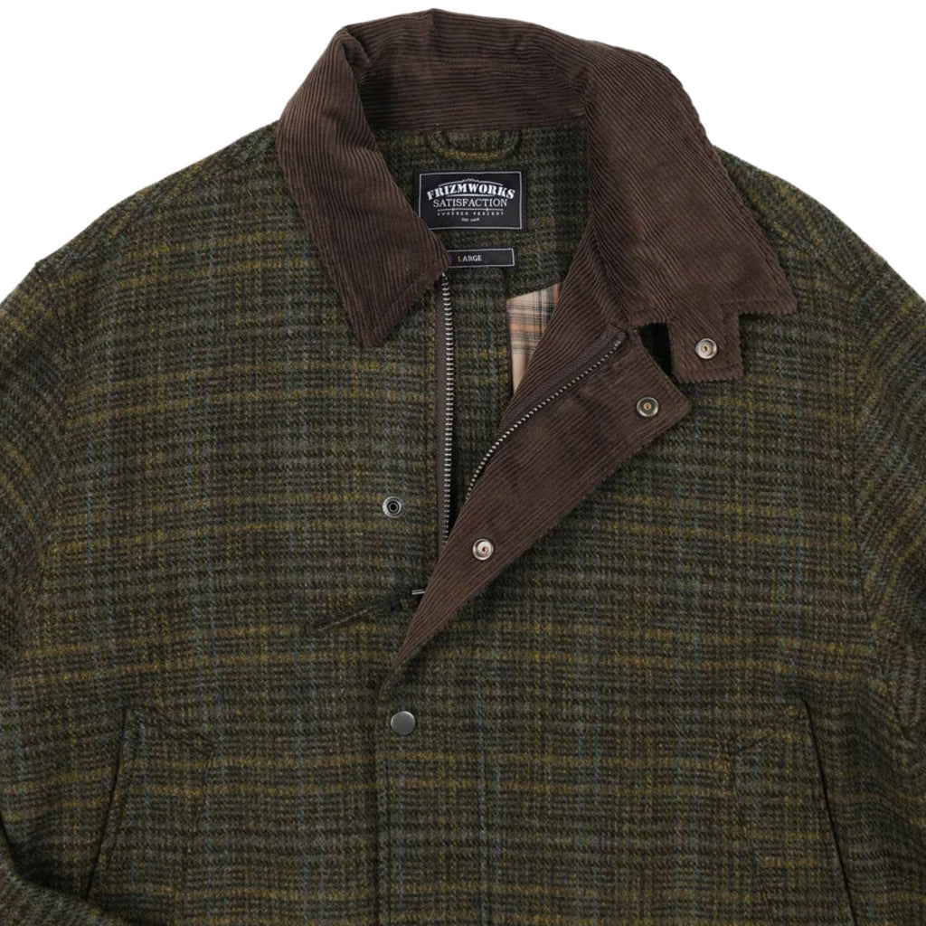 FrizmWORKS Wool Heritage Hunting Jacket - Seaweed