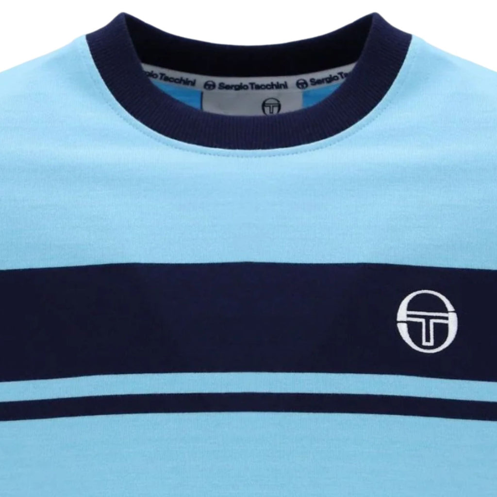 Sergio Tacchini Master Crew Neck T-Shirt - Baltic Sea