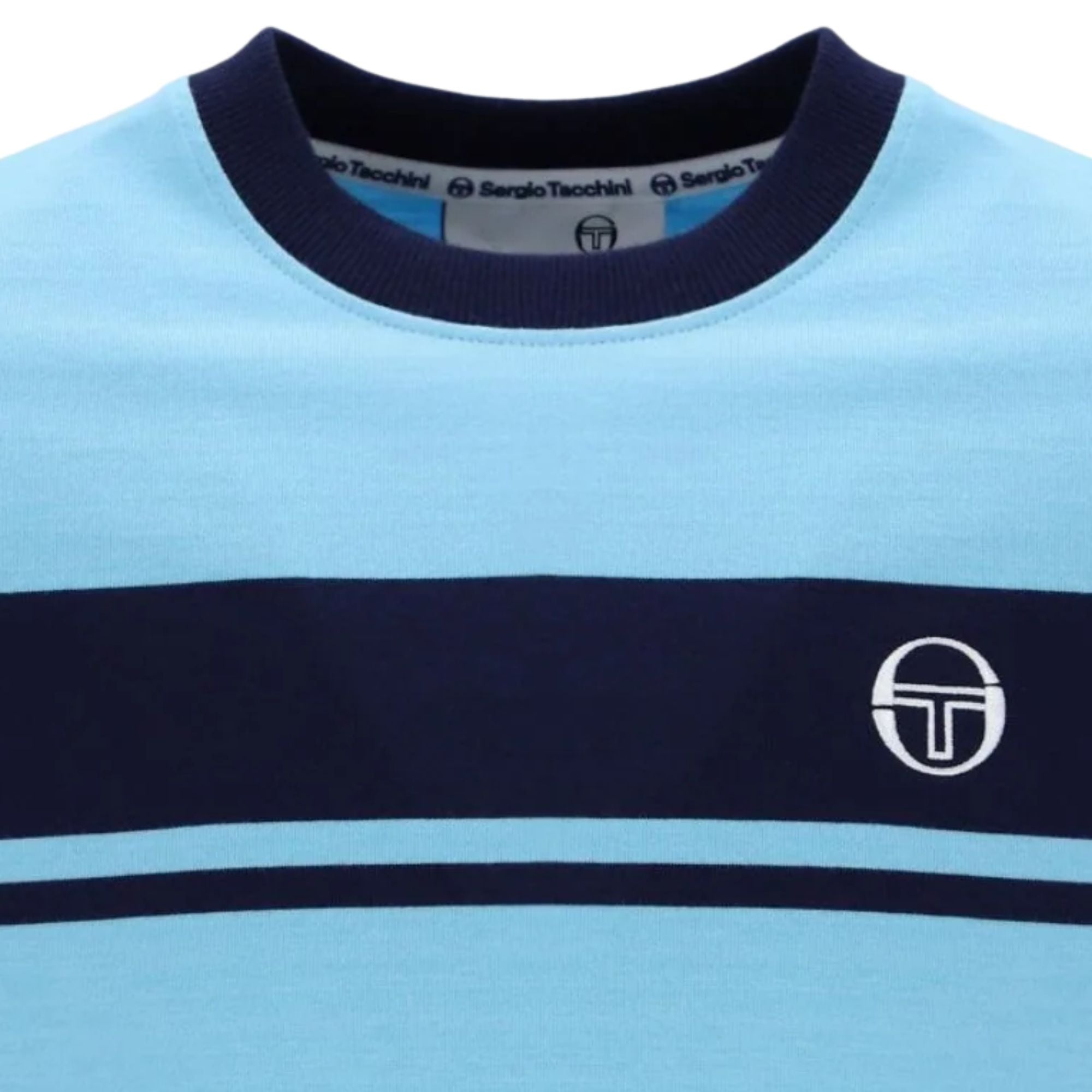 Sergio Tacchini Master Crew Neck T-Shirt - Baltic Sea