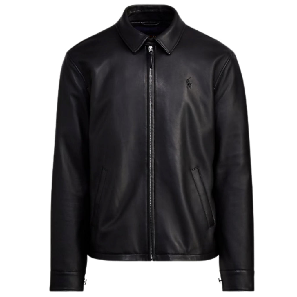 Polo Ralph Lauren The Bayville Leather Jacket - Black