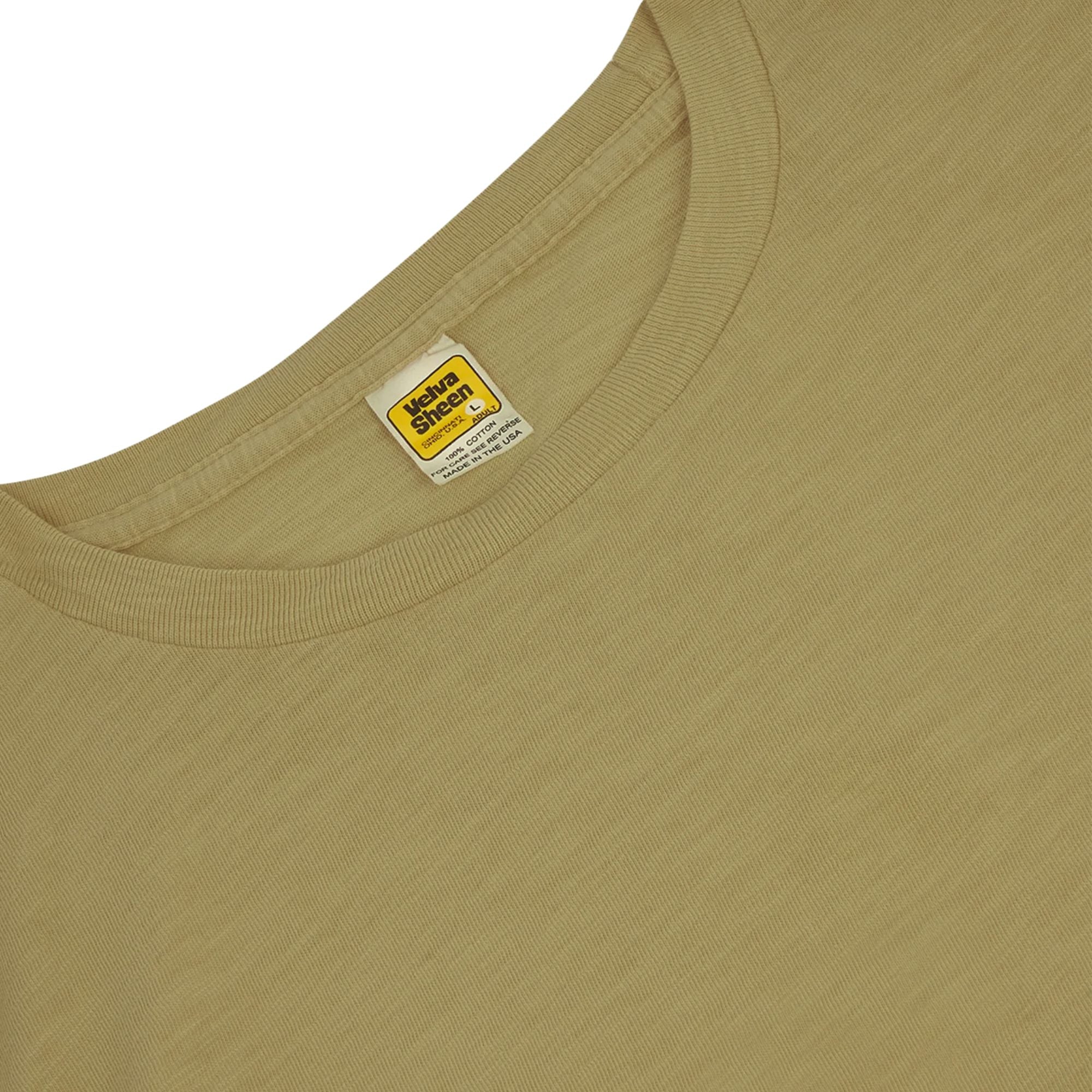 Velva Sheen Rolled Short Sleeve Crew Neck T-Shirt - Olive