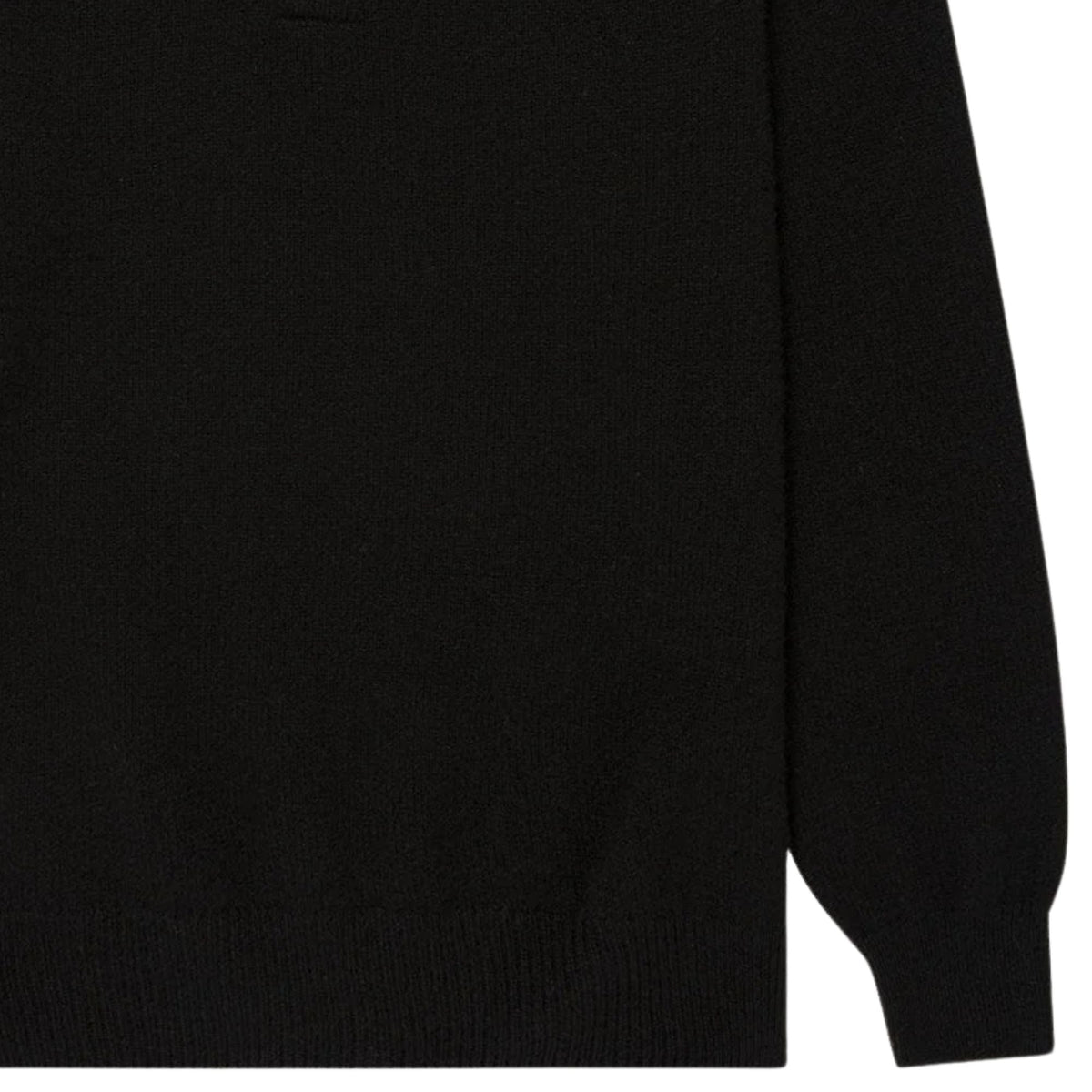 Sunspel Lambswool Polo Shirt - Black