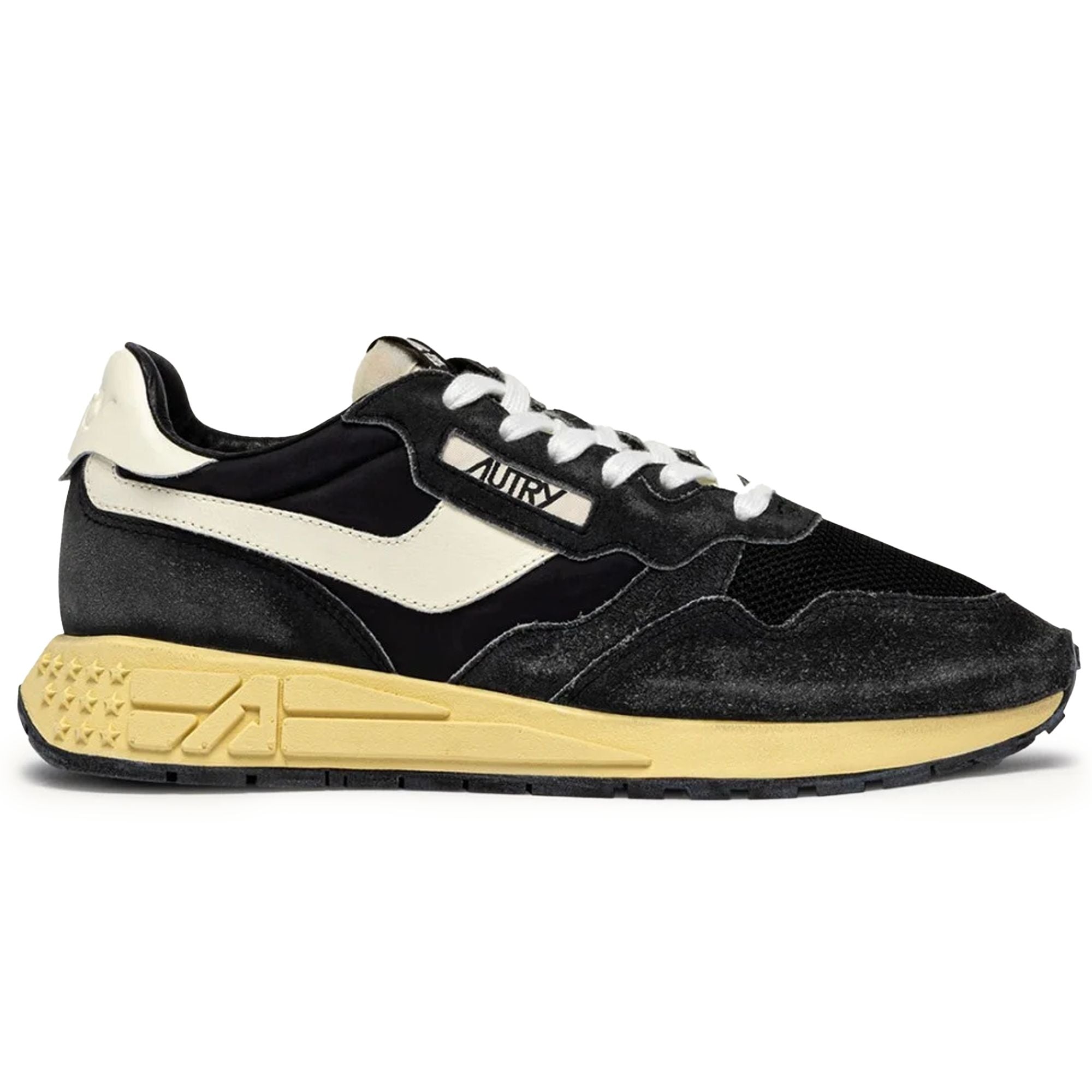 Autry Reelwind Low Sneakers - Black Sugar/Marshmallow