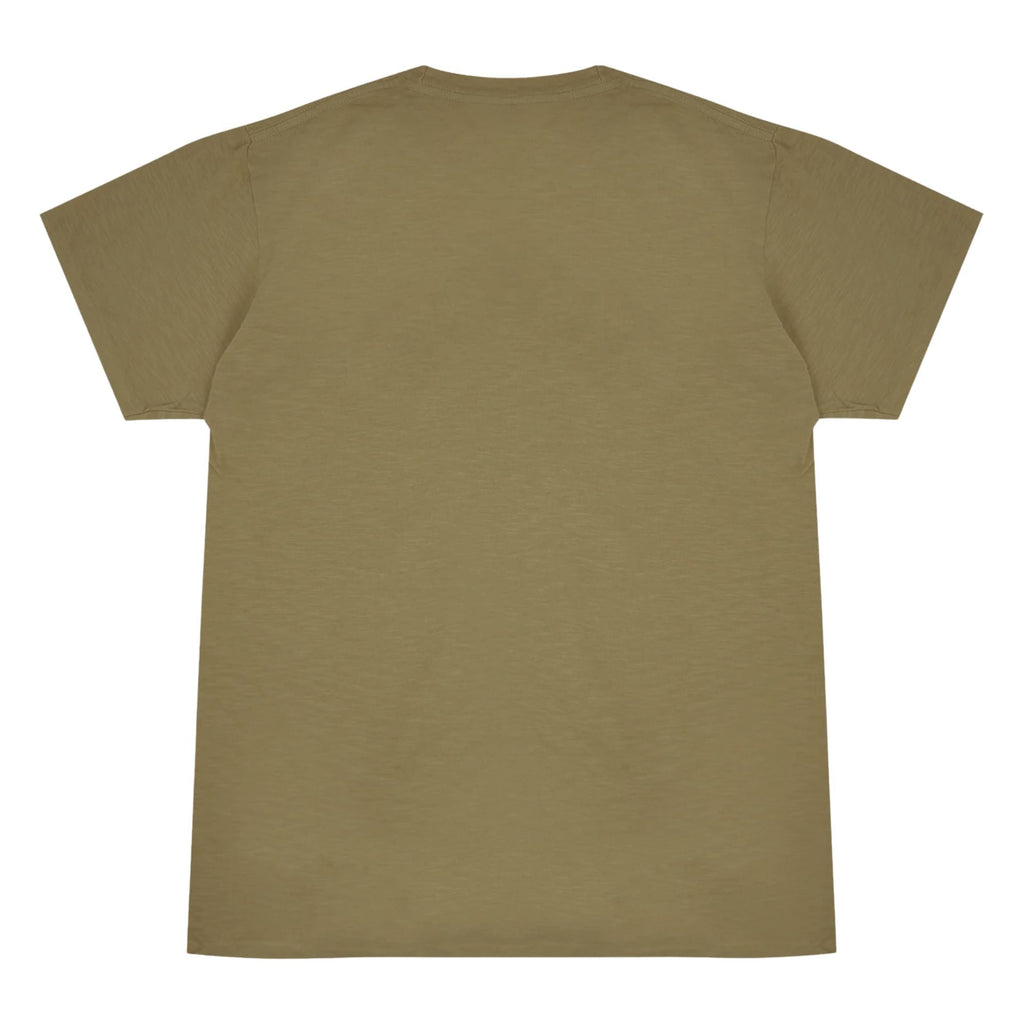 Velva Sheen Rolled Short Sleeve Crew Neck T-Shirt - Olive