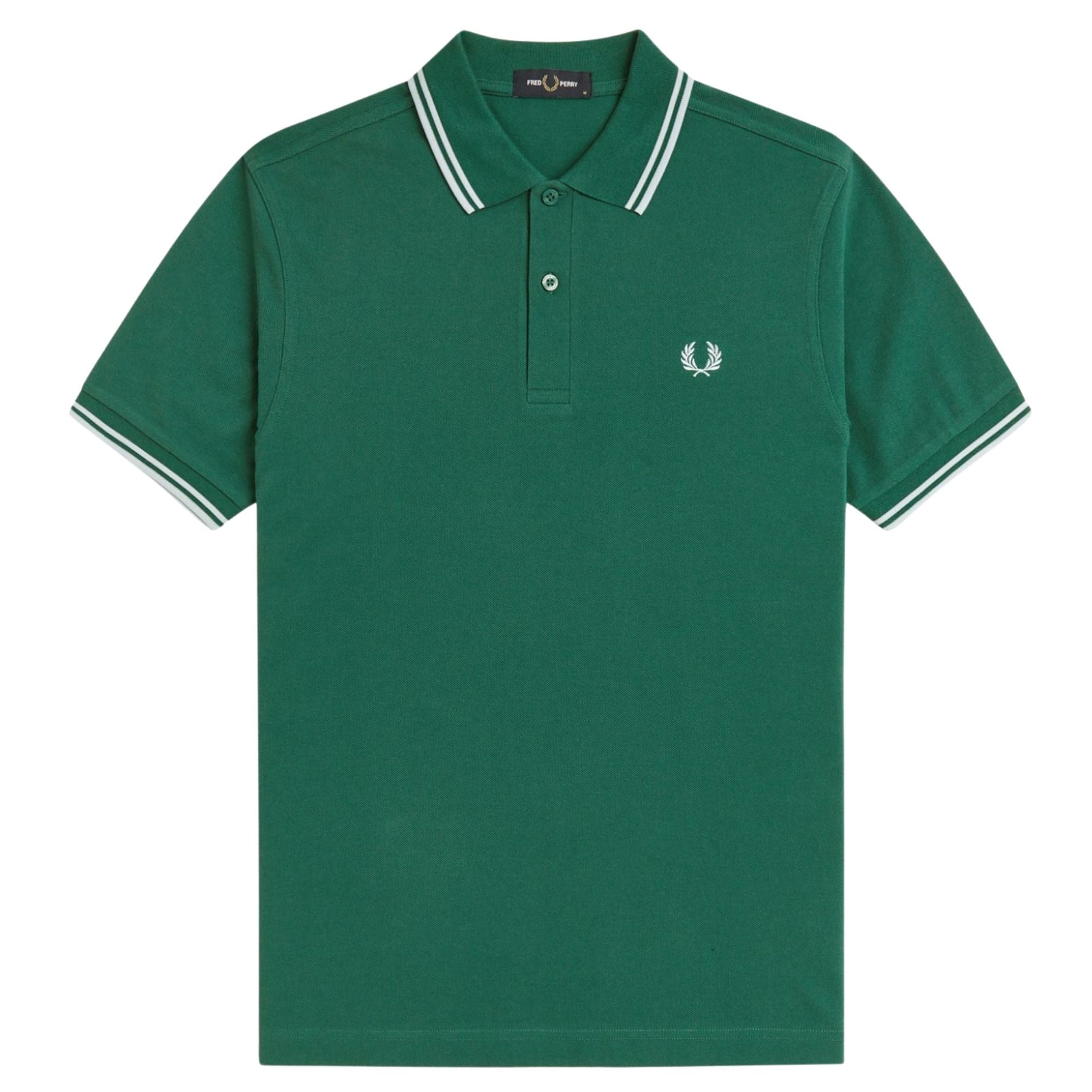 Fred Perry M3600 Twin Tipped Shirt - Green