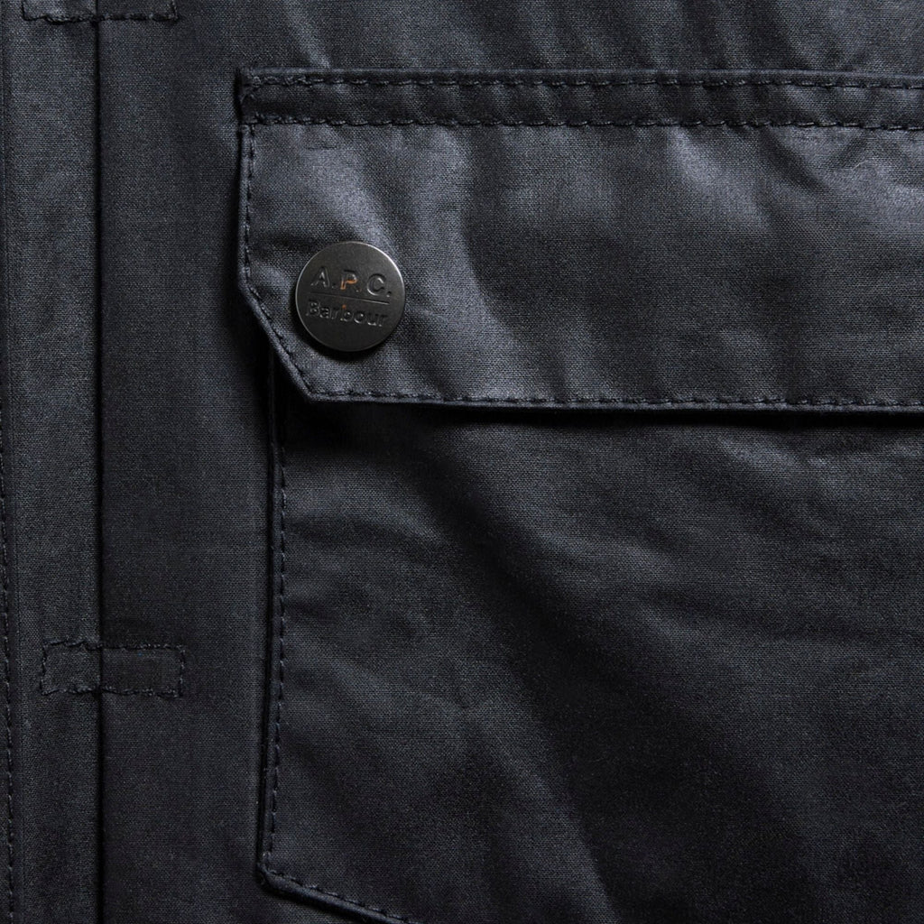 Barbour x A.P.C Beaufort Wax Jacket - Dark Navy