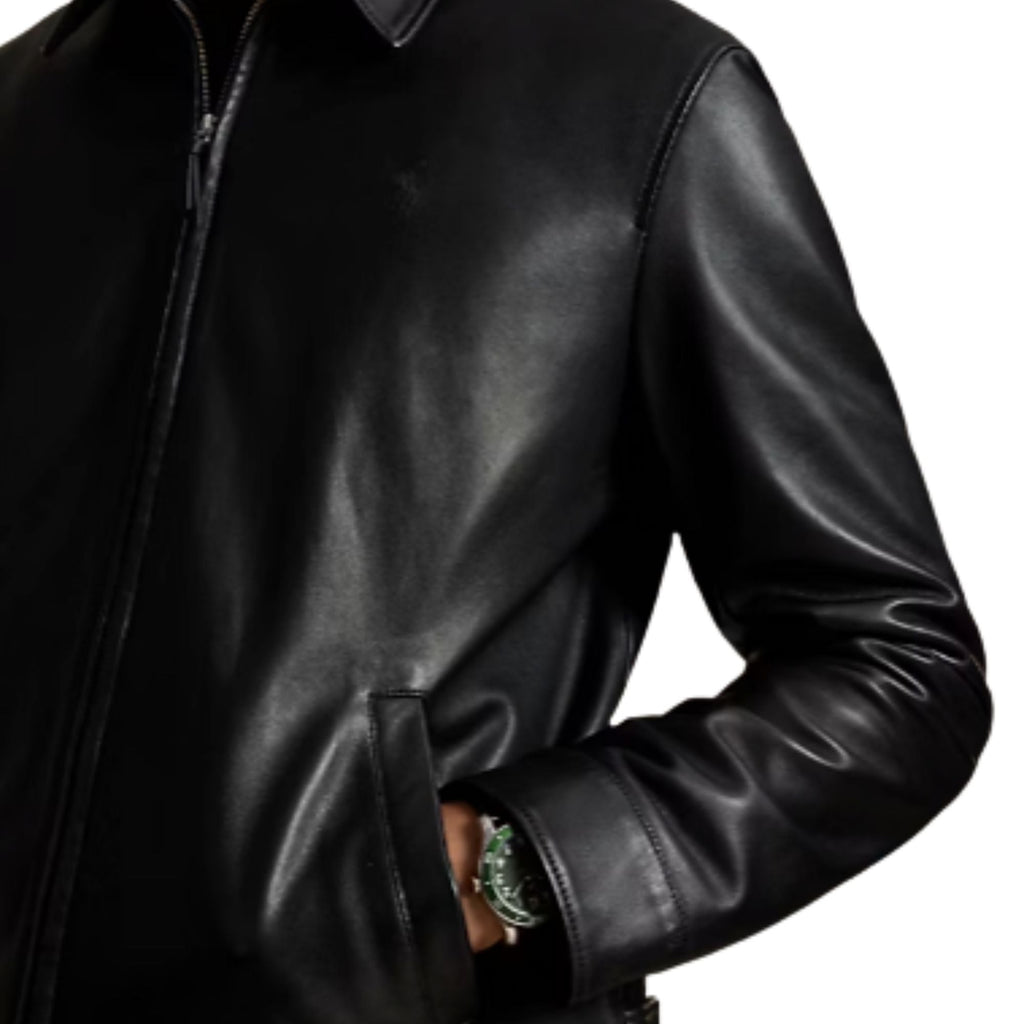 Polo Ralph Lauren The Bayville Leather Jacket - Black