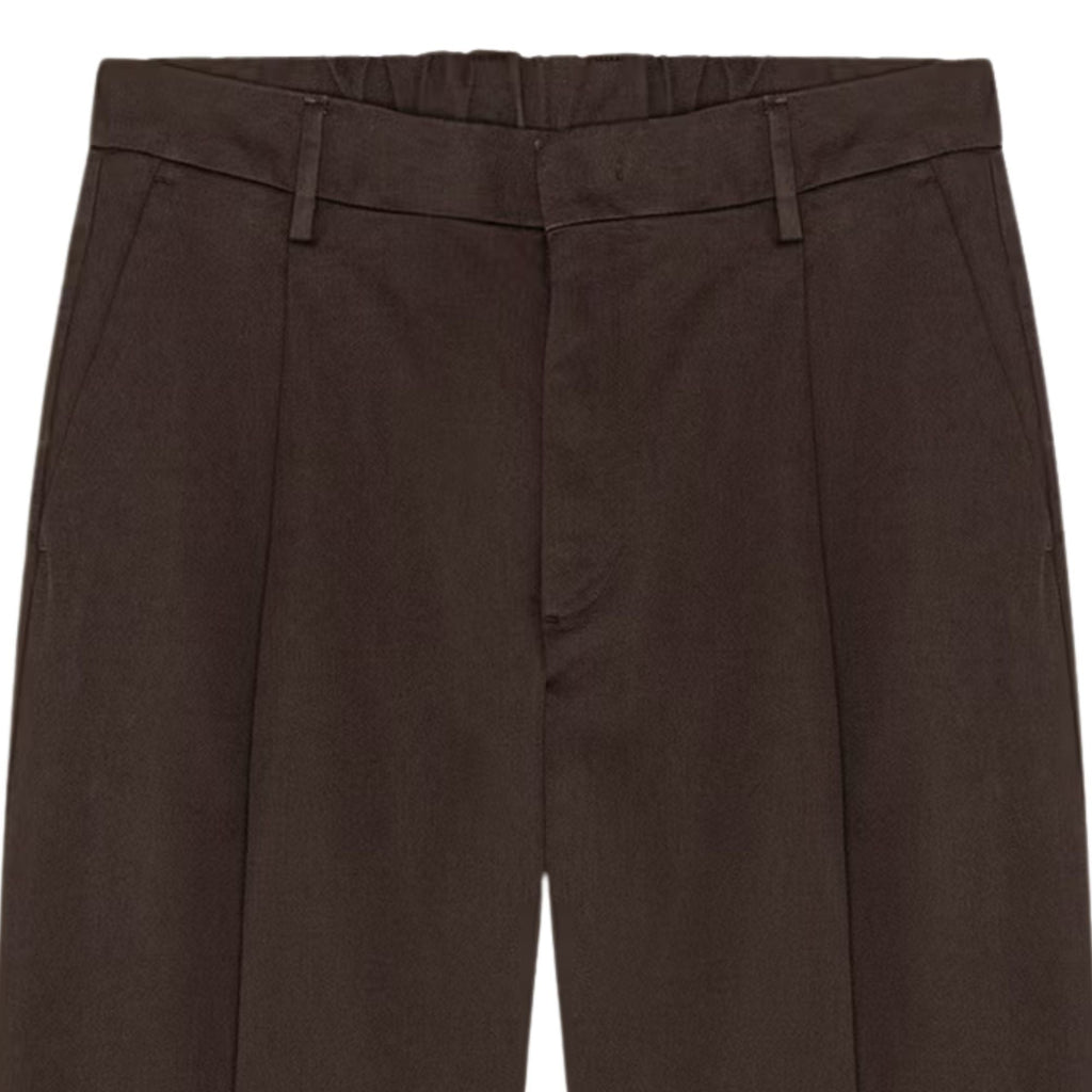 NN07 Kay Pleated Tailored Relaxed Fit Pant - Deep Truffle