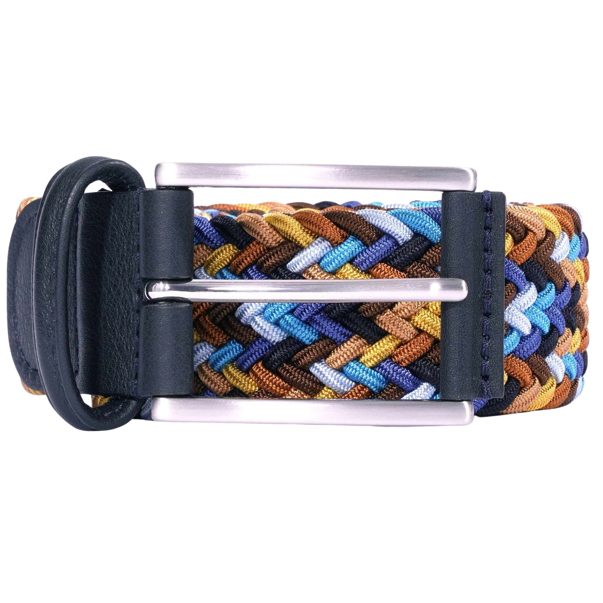 Anderson's Belts Woven Belt - Yellow Mix