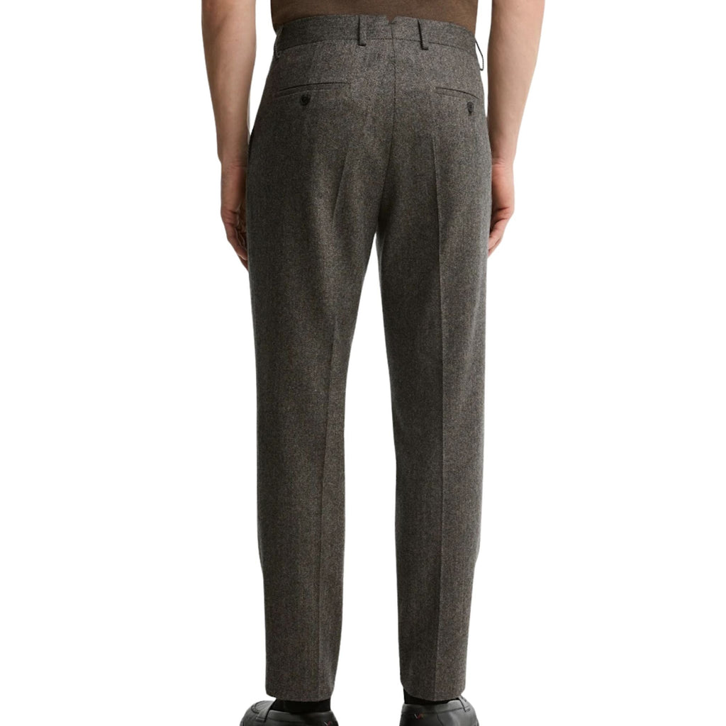 Barbour Fairford Herringbone Trousers - Grey Marl