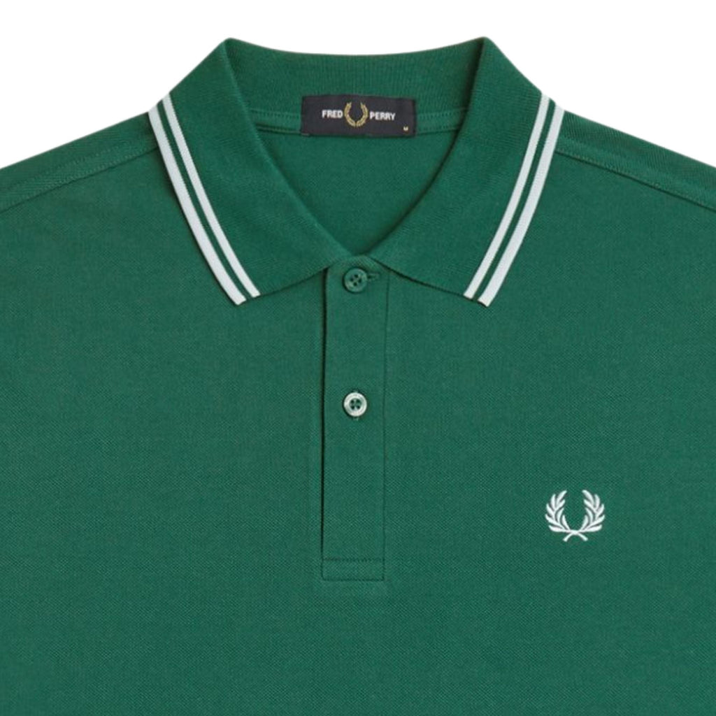 Fred Perry M3600 Twin Tipped Shirt - Green