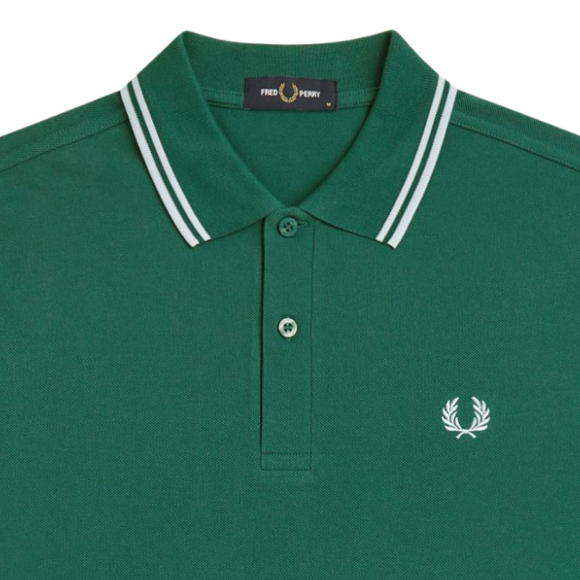 Fred Perry M3600 Twin Tipped Shirt - Green