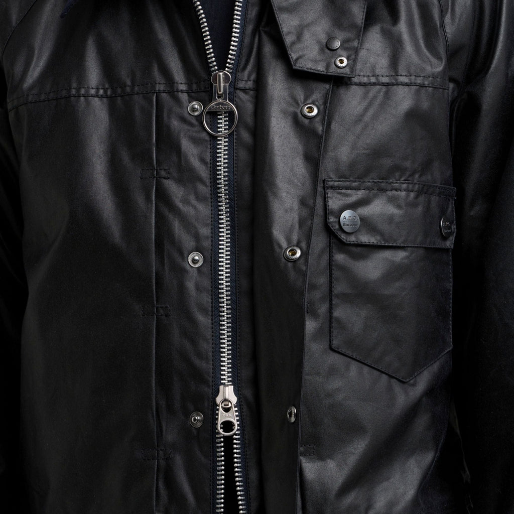 Barbour x A.P.C Beaufort Wax Jacket - Dark Navy