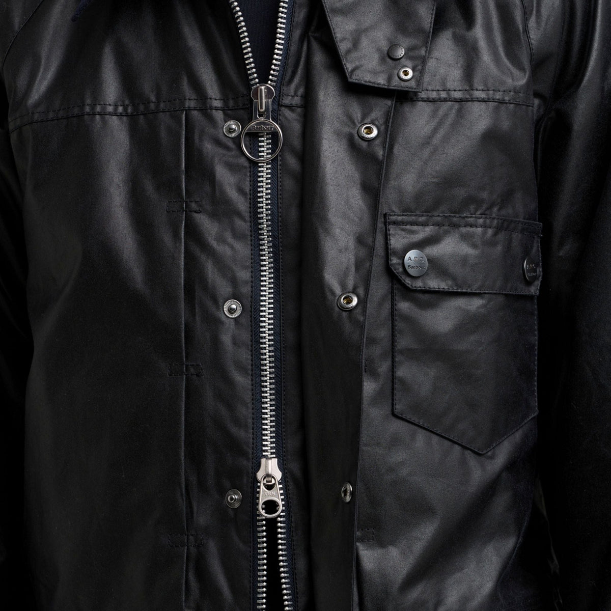 Barbour x A.P.C Beaufort Wax Jacket - Dark Navy