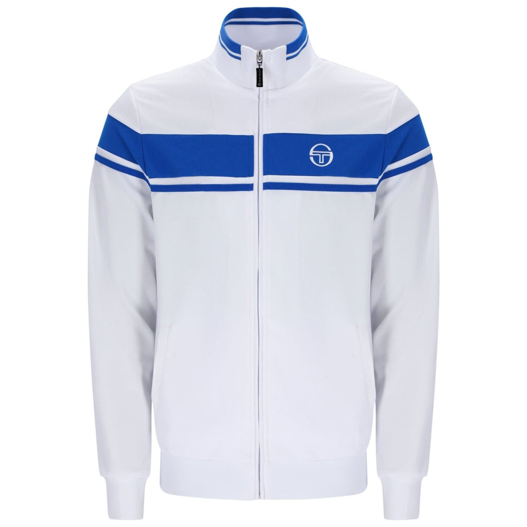 Sergio Tacchini Damarindo Track Top - White/Princess Blue