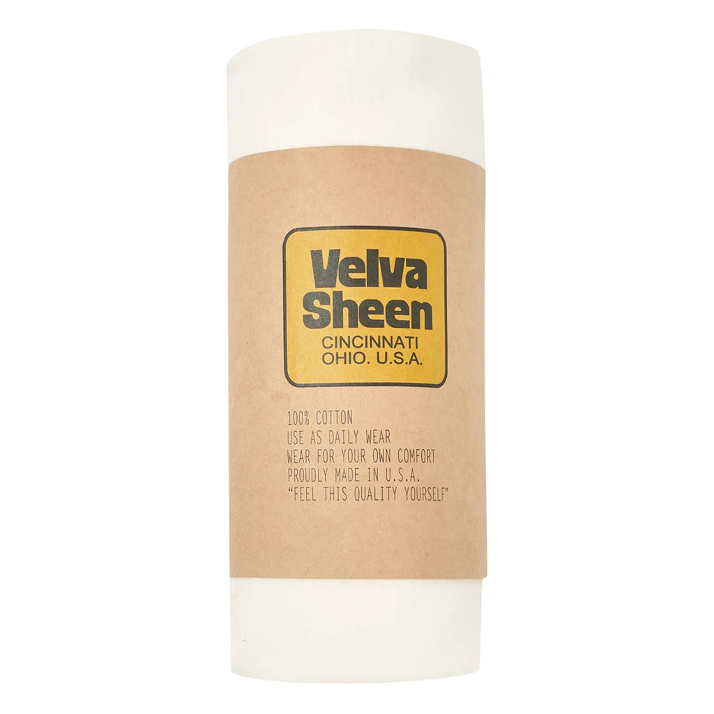 Velva Sheen Rolled Short Sleeve Crew Neck T-Shirt - White
