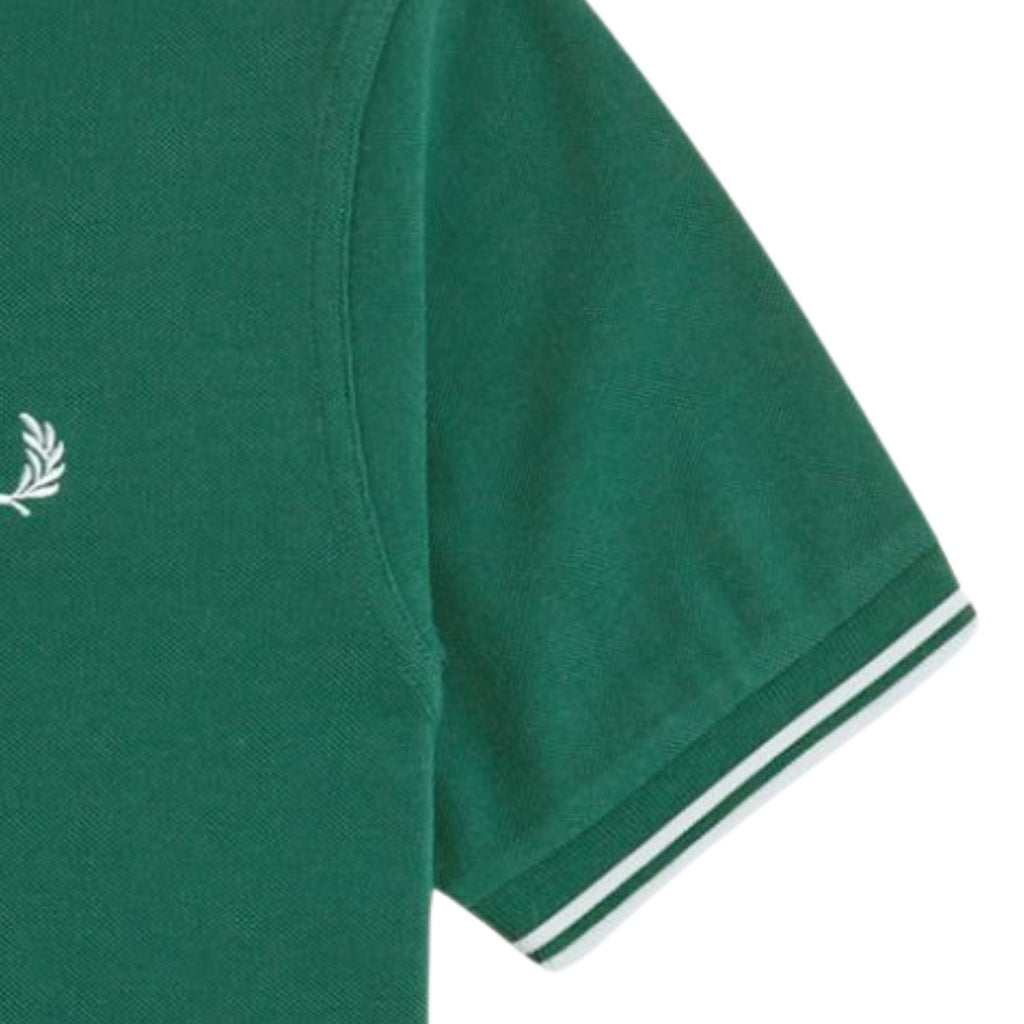 Fred Perry M3600 Twin Tipped Shirt - Green