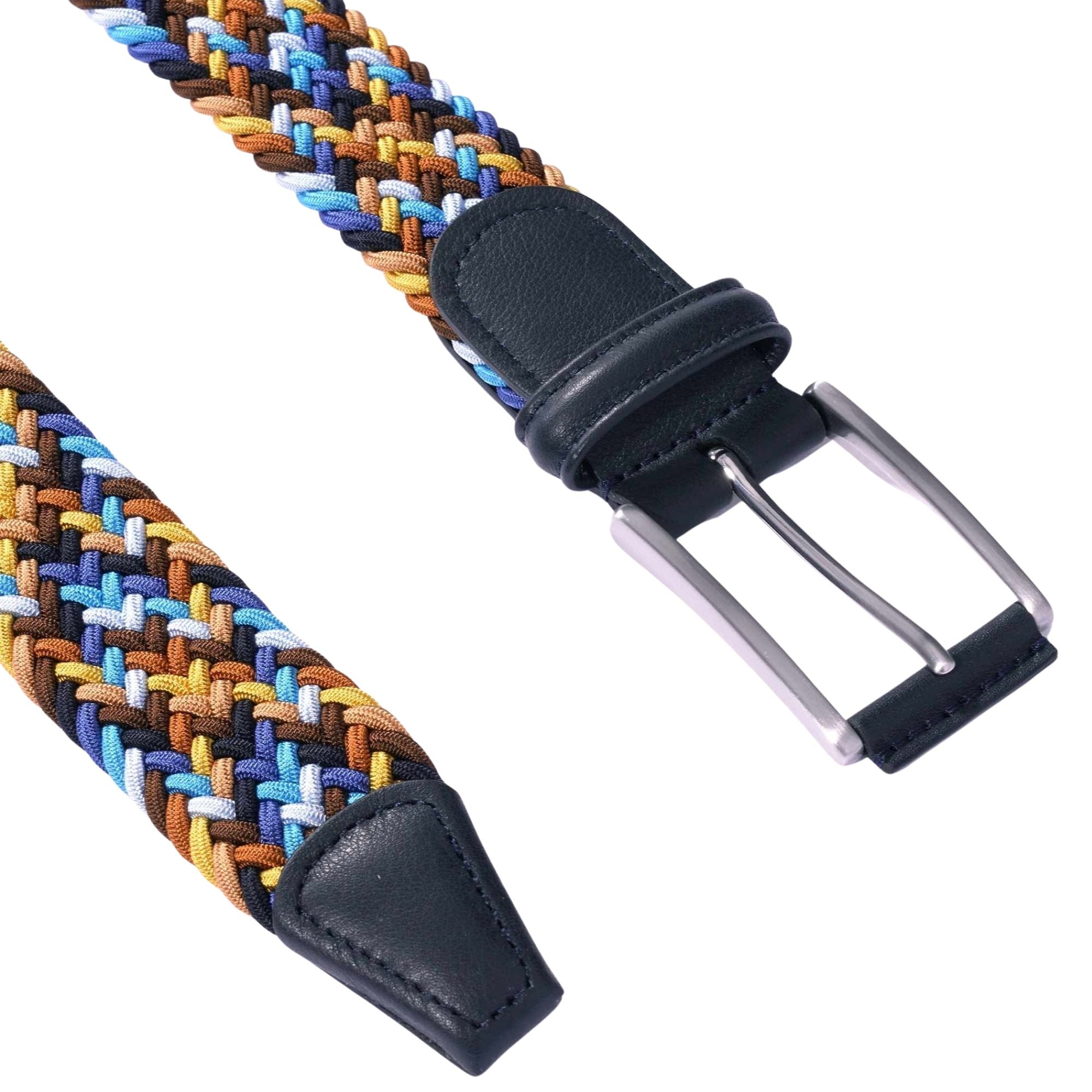 Anderson's Belts Woven Belt - Yellow Mix