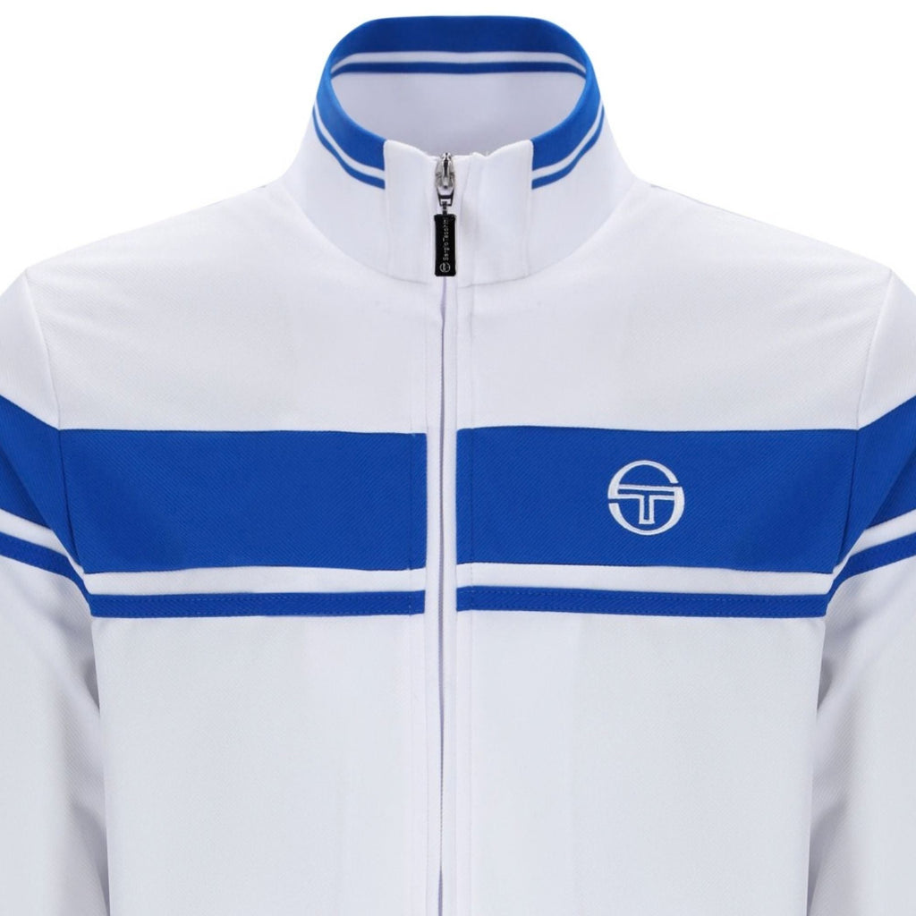 Sergio Tacchini Damarindo Track Top - White/Princess Blue