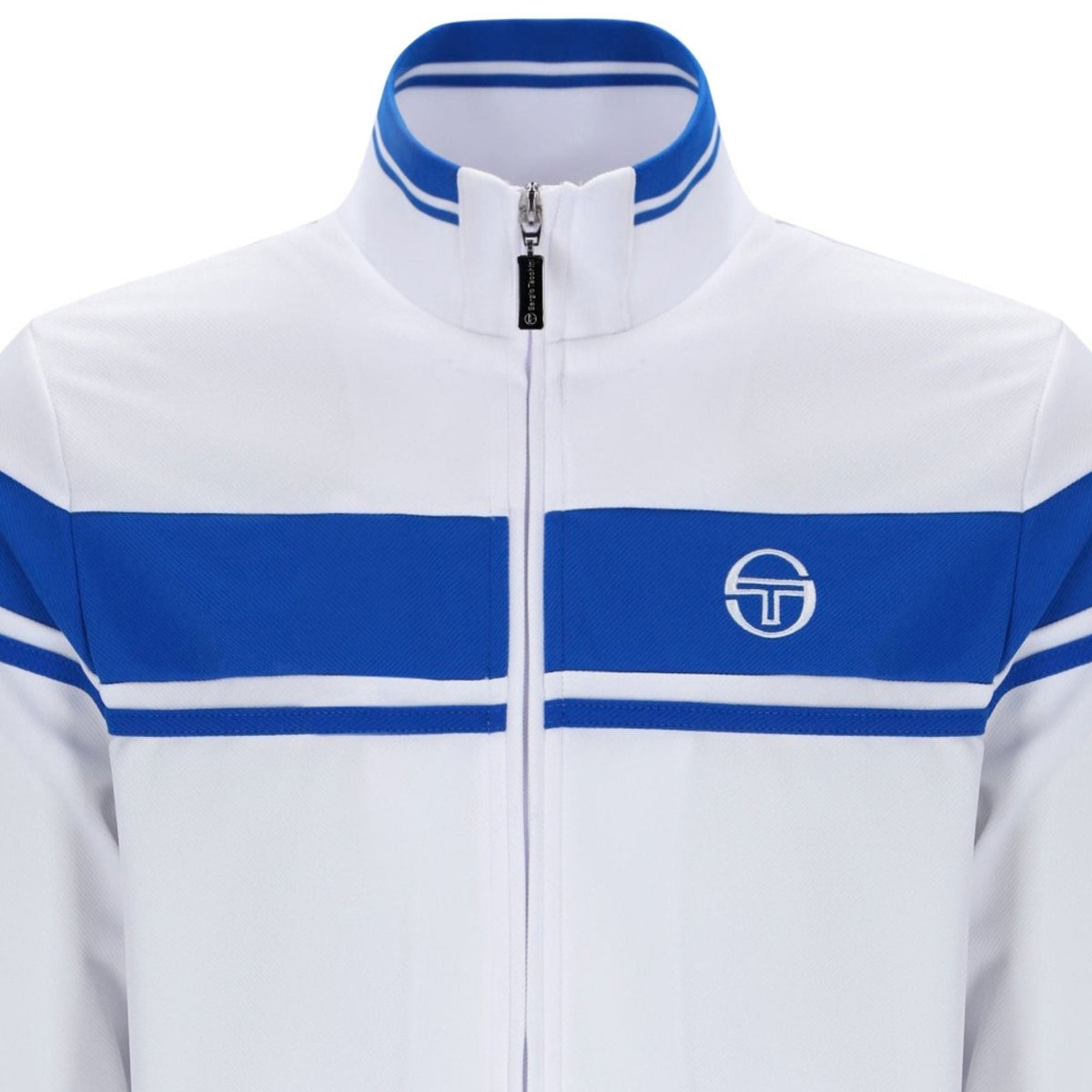 Sergio Tacchini Damarindo Track Top - White/Princess Blue