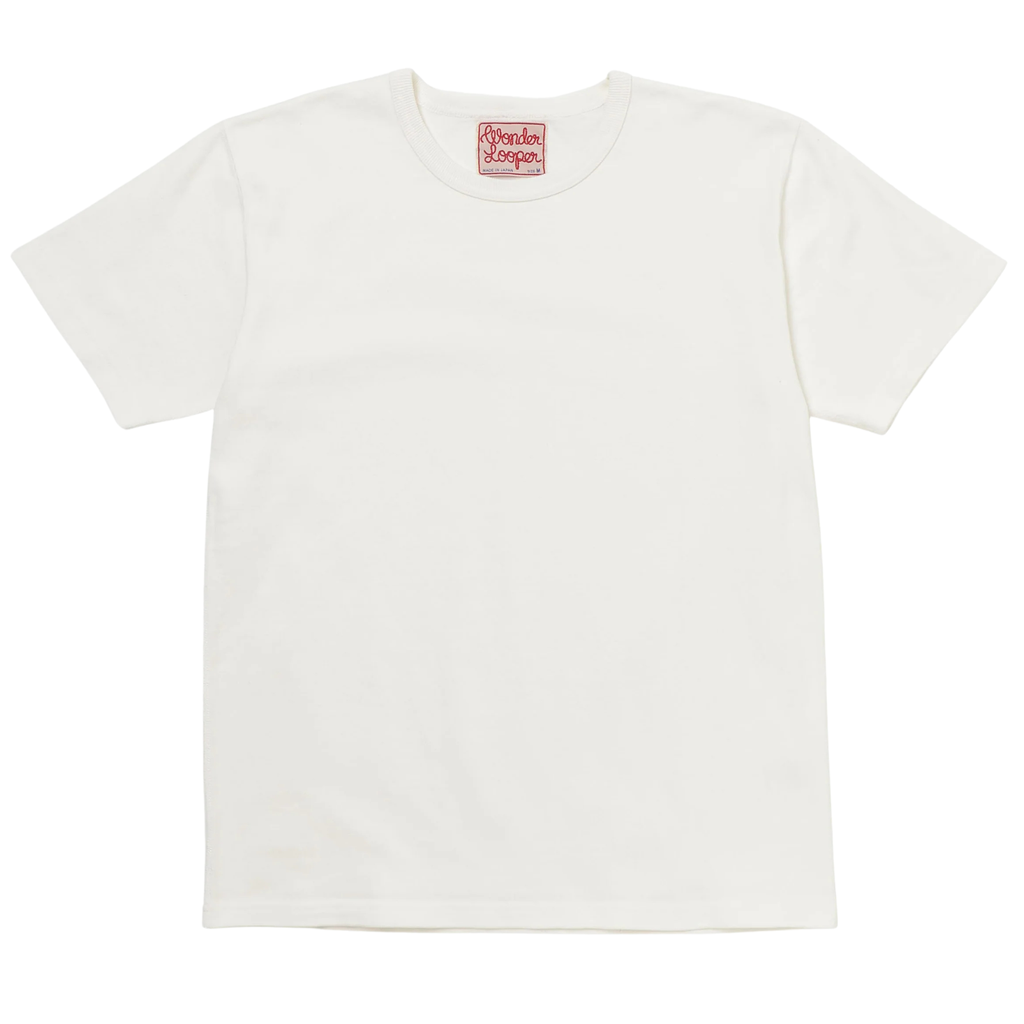 Wonder Looper Double Heavyweight T-Shirt - White