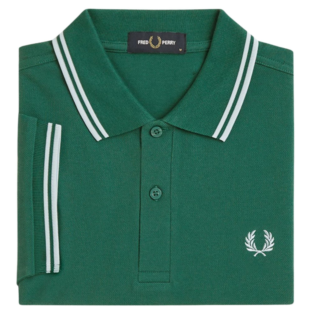 Fred Perry M3600 Twin Tipped Shirt - Green