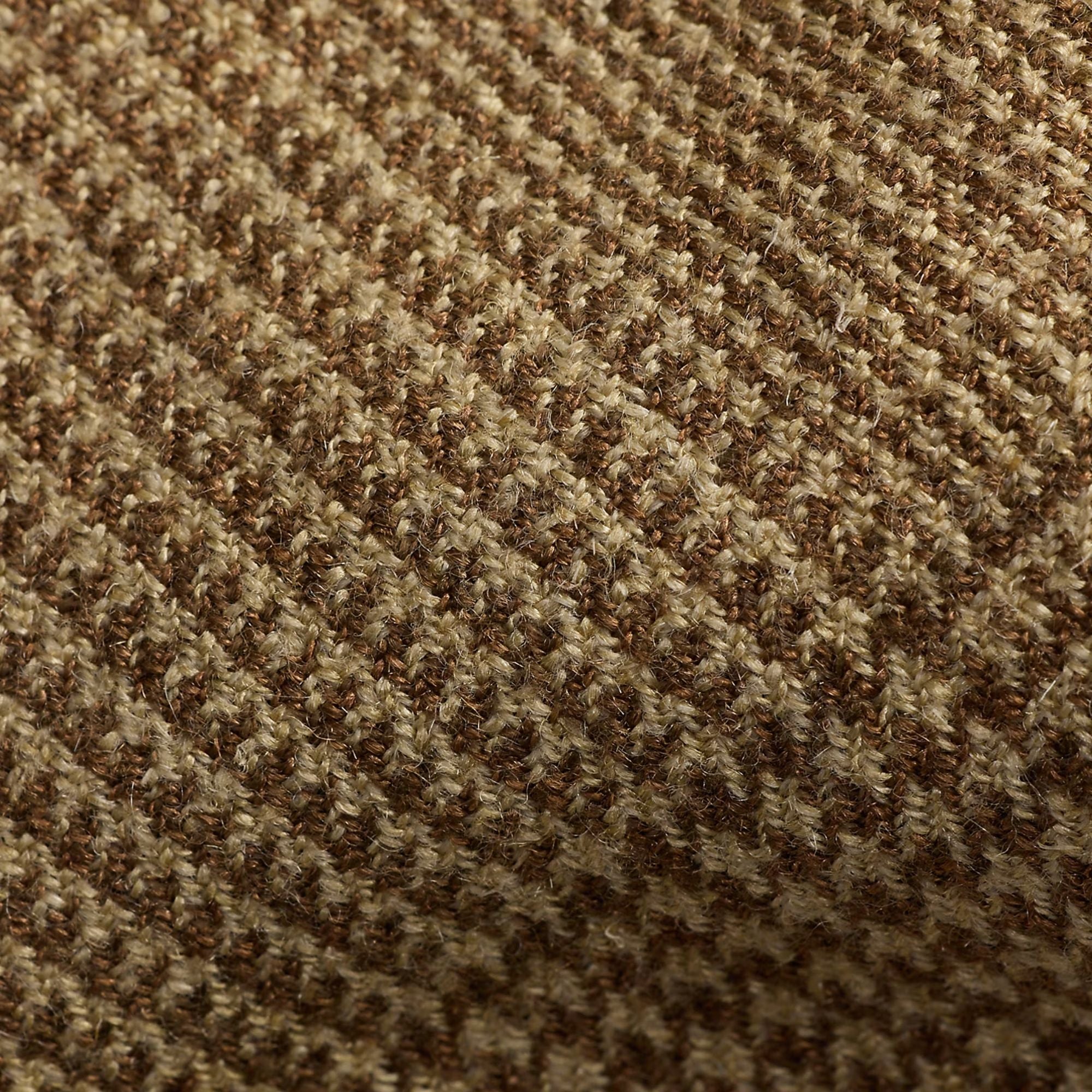 RRL by Ralph Lauren Glen Plaid Silk-Linen-Wool Tie - Brown/Tan