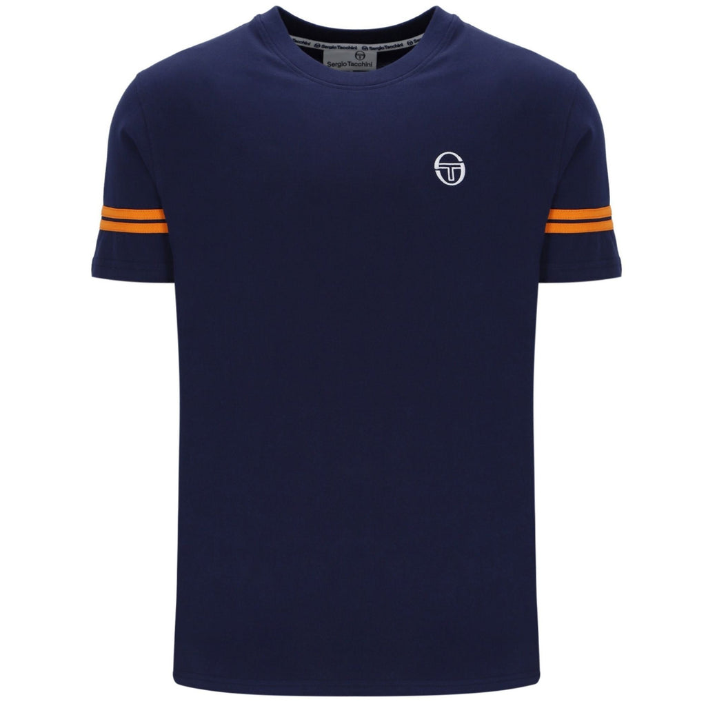 Sergio Tacchini Grello Crew Neck T-Shirt - Maritime Blue