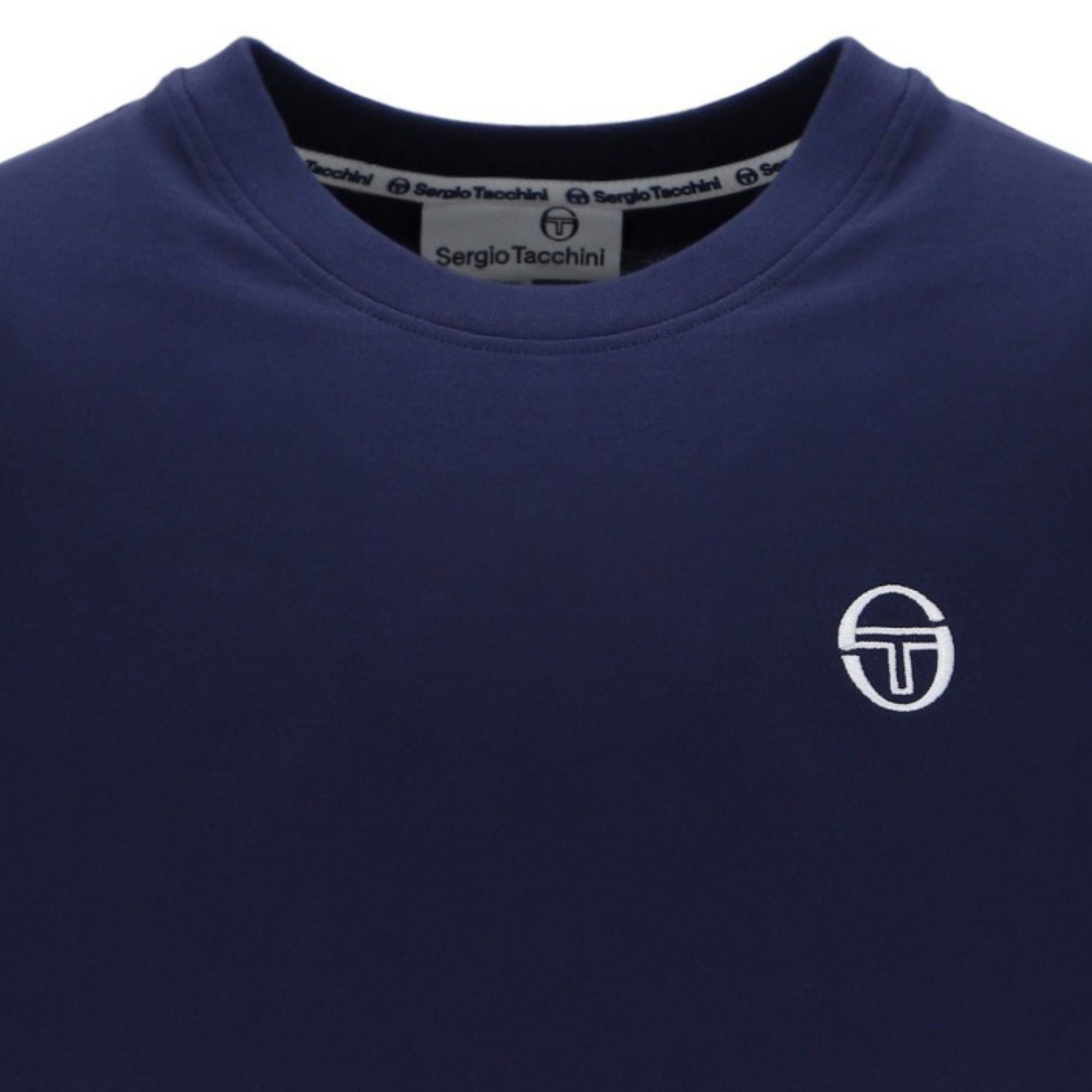 Sergio Tacchini Grello Crew Neck T-Shirt - Maritime Blue