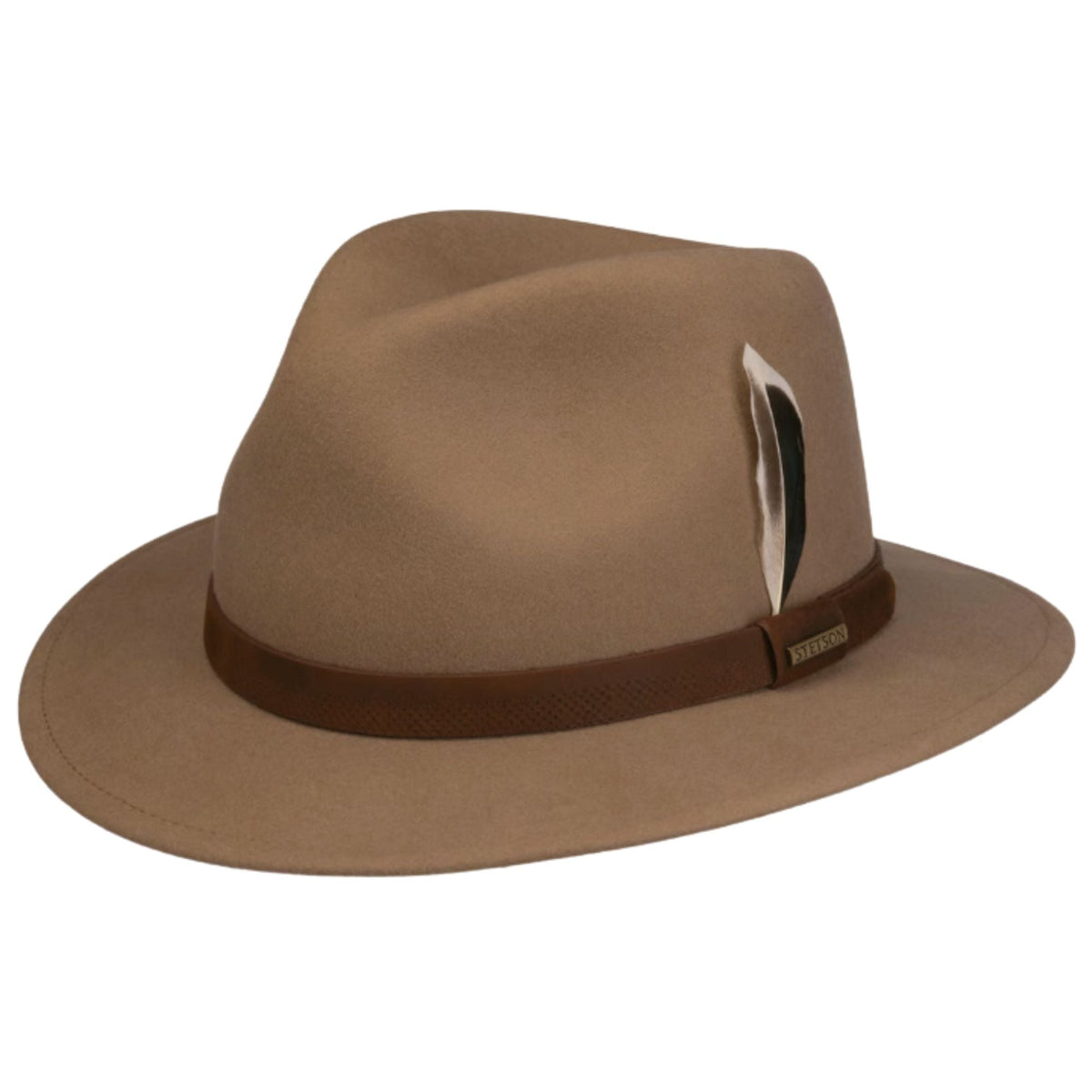 Stetson Hats Boynton Traveller Wool Hat - Light Brown