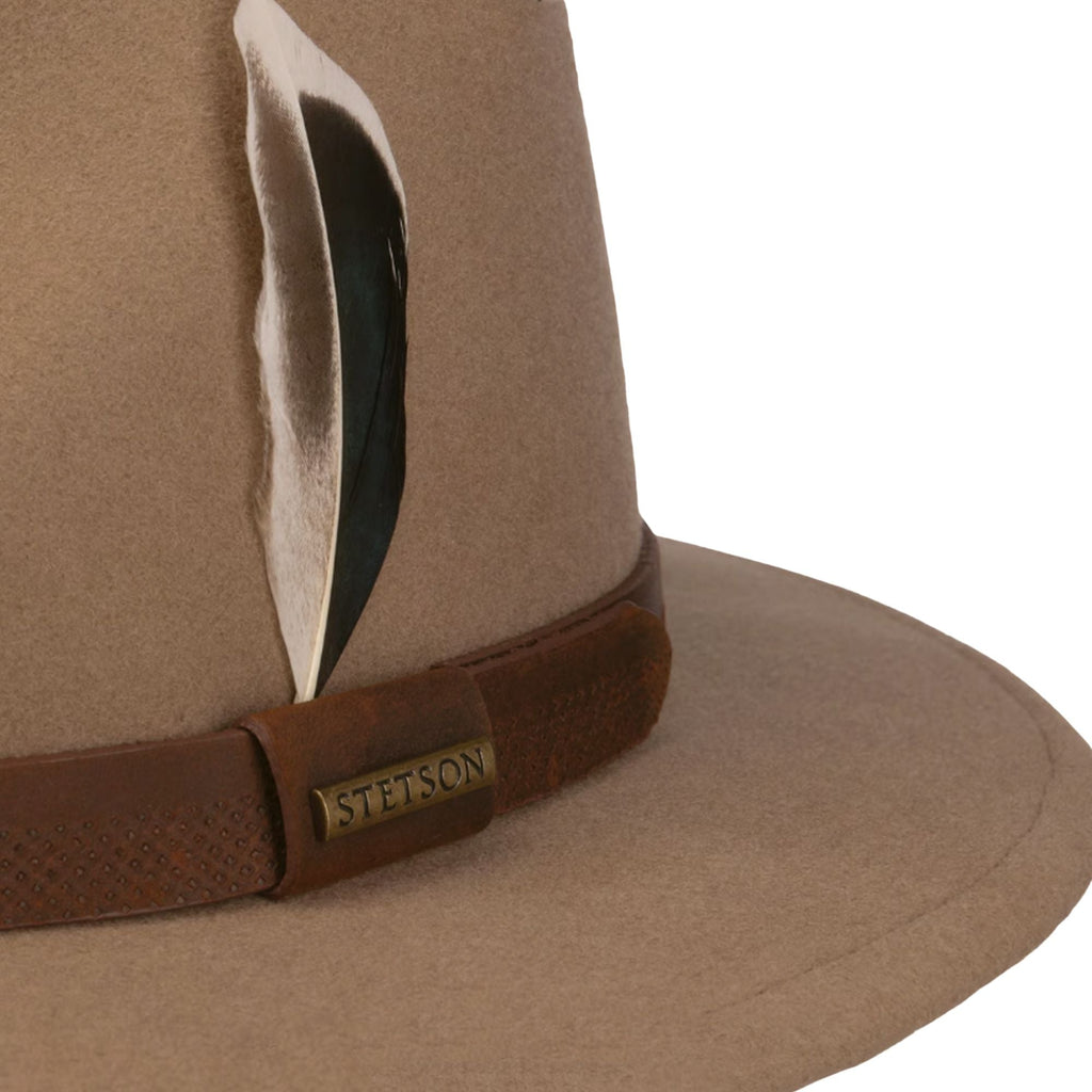 Stetson Hats Boynton Traveller Wool Hat - Light Brown