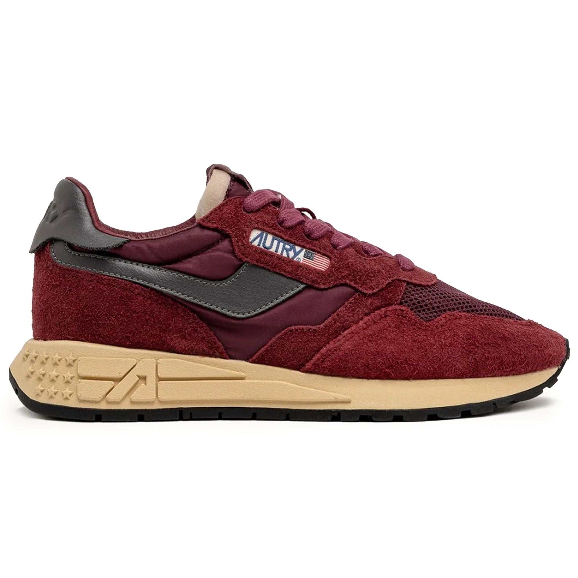 Autry Reelwind Low Sneakers - Rounge/Cordovan