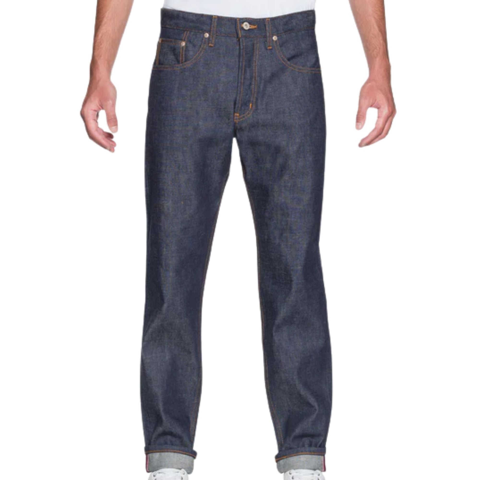 Weird Guy Dirty Fade Denim Jeans - Indigo