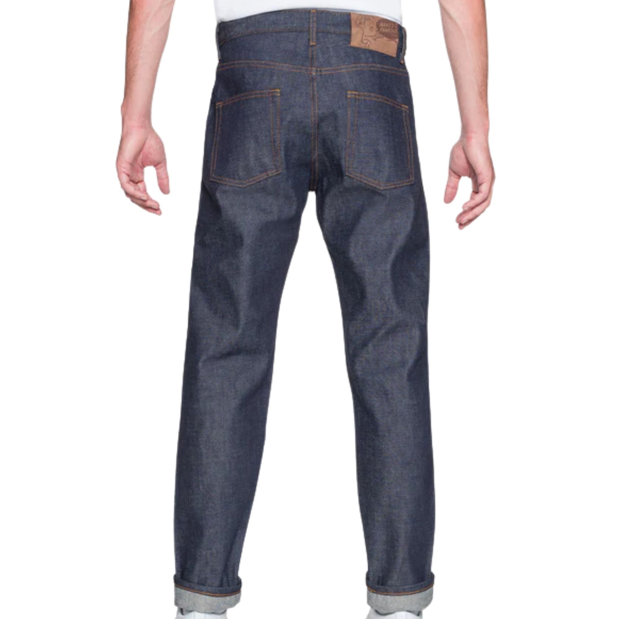 Naked and Famous Denim Weird Guy Dirty Fade Denim Jeans - Indigo